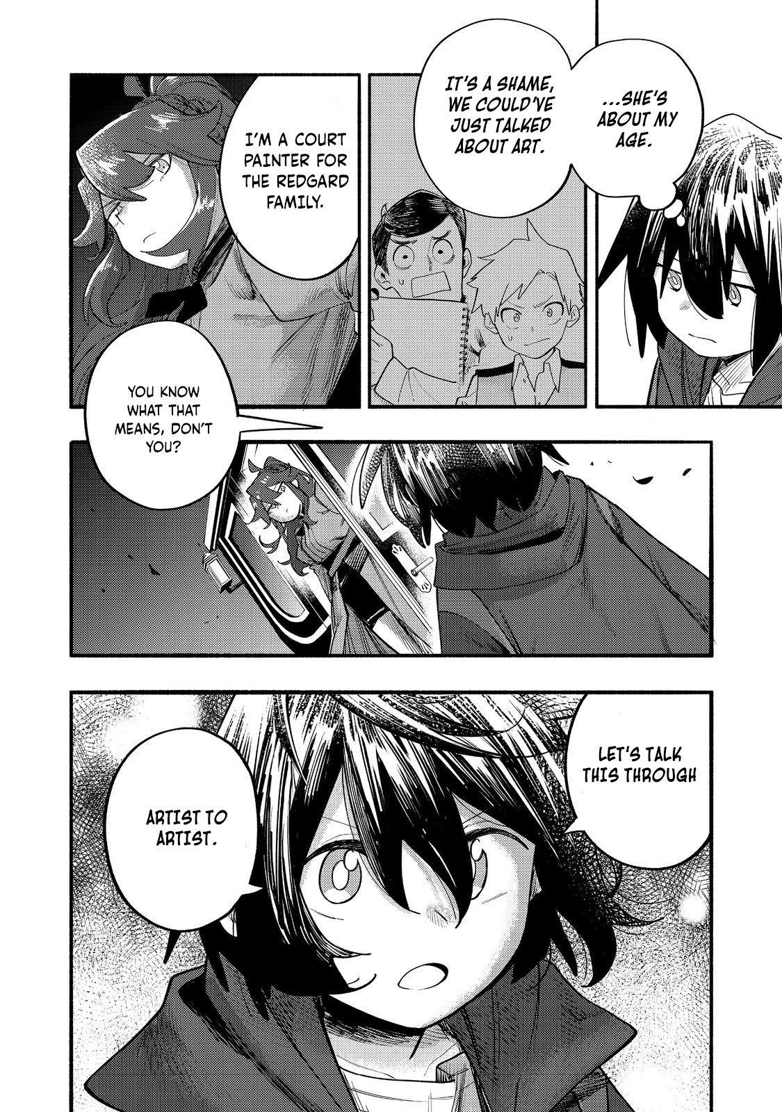 Kyou mo E ni Kaita Mochi ga Umai Chapter 39 - Page 35 in English