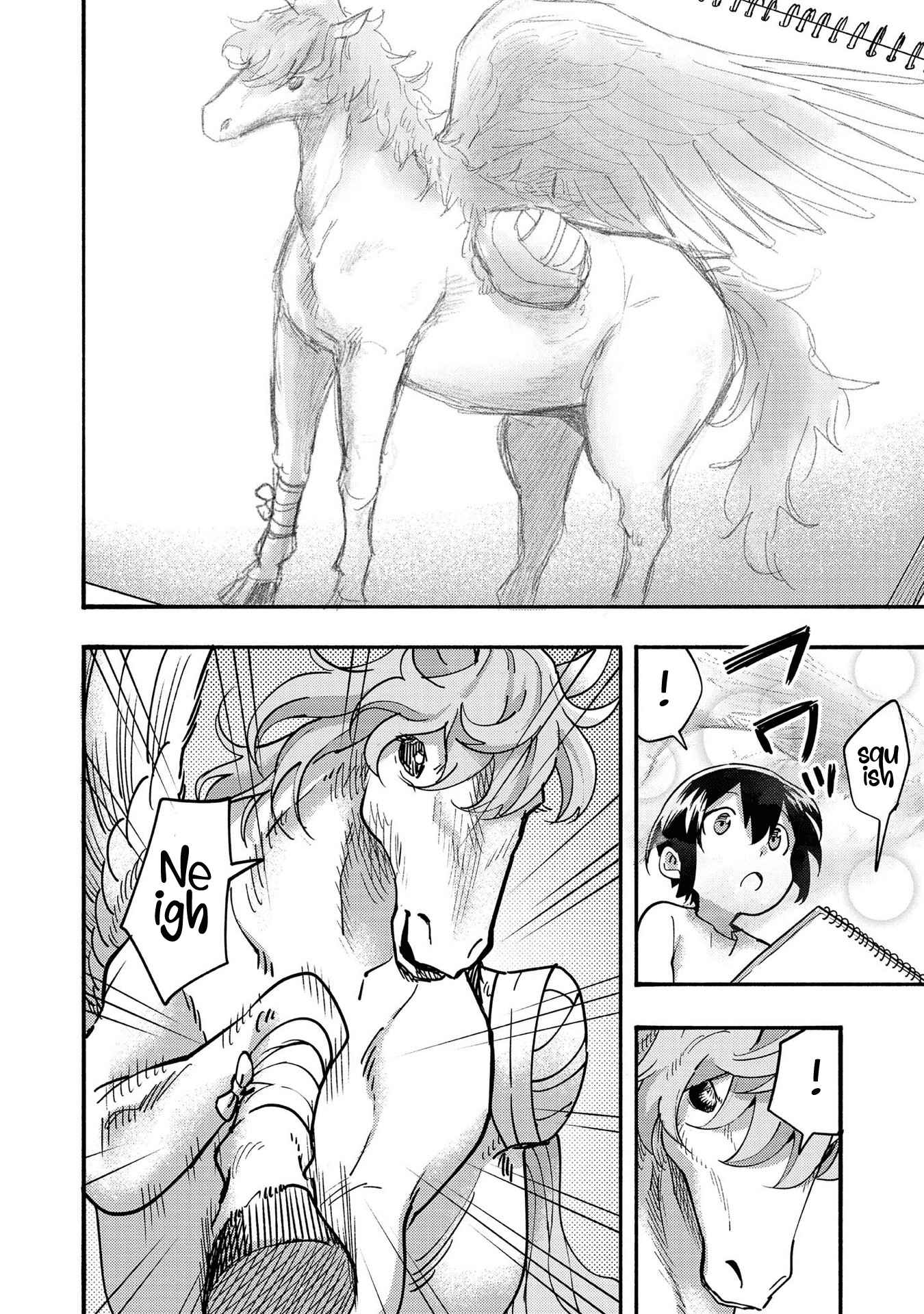Kyou mo E ni Kaita Mochi ga Umai Chapter 4 - Page 22 in English