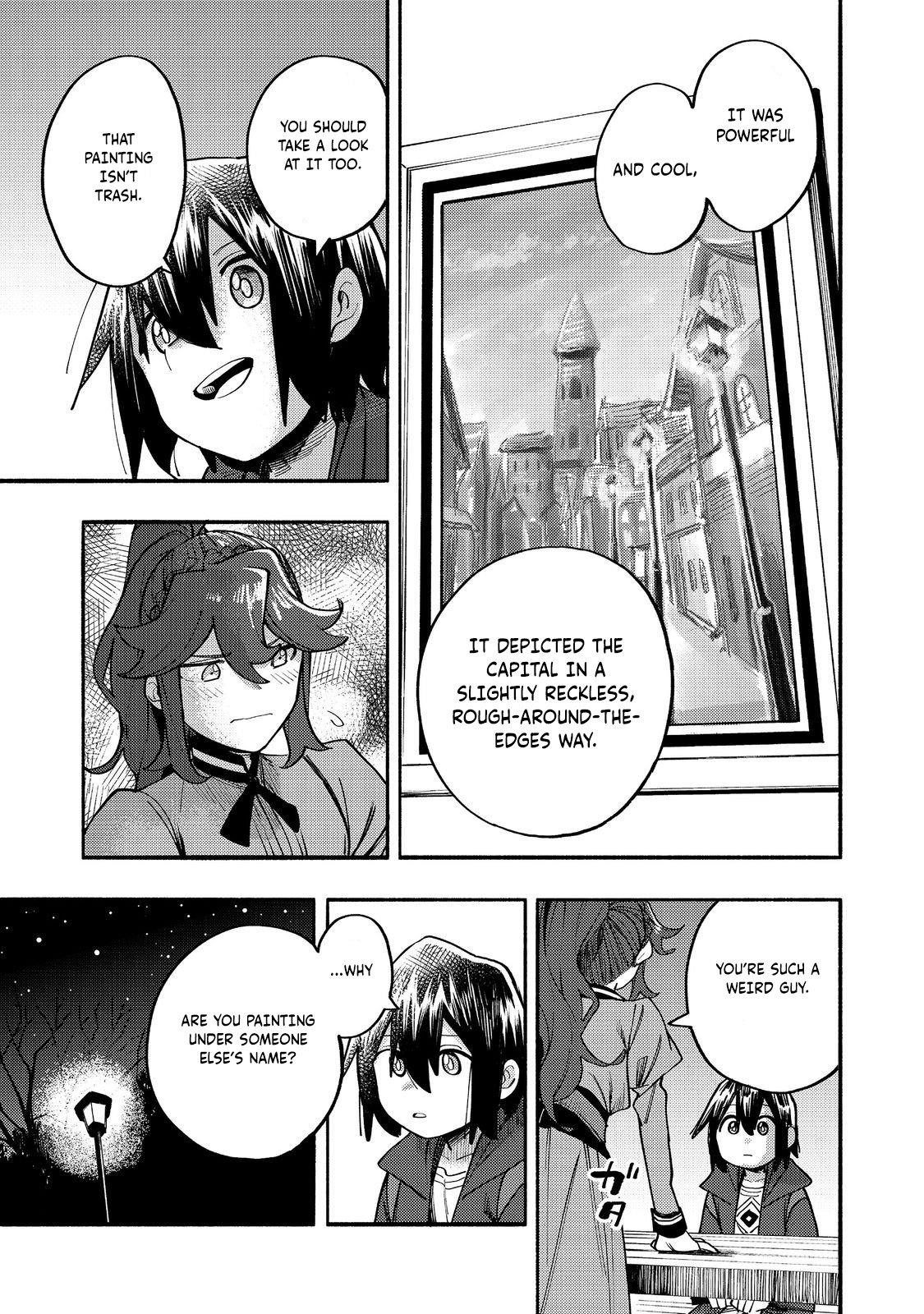 Kyou mo E ni Kaita Mochi ga Umai Chapter 40 - Page 12 in English