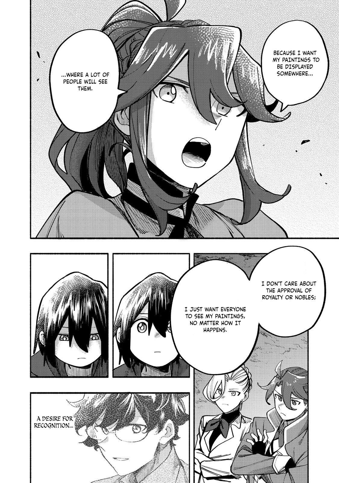 Kyou mo E ni Kaita Mochi ga Umai Chapter 40 - Page 13 in English