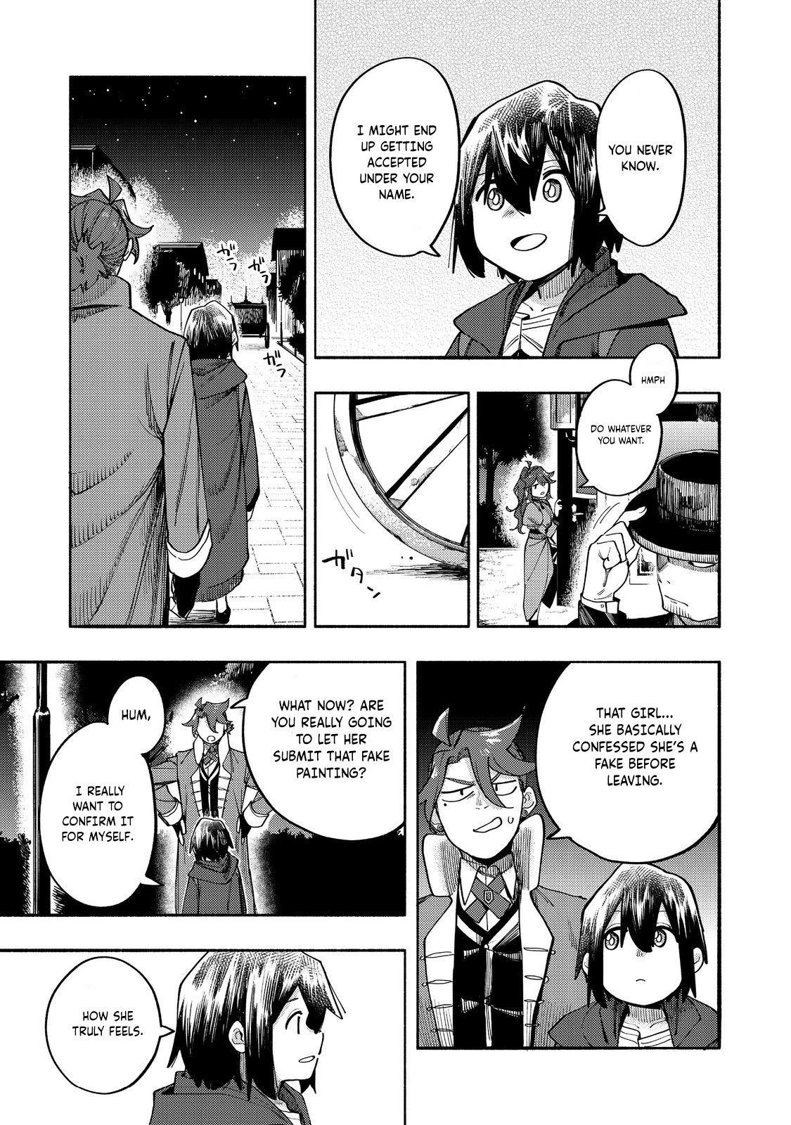 Kyou mo E ni Kaita Mochi ga Umai Chapter 40 - Page 18 in English