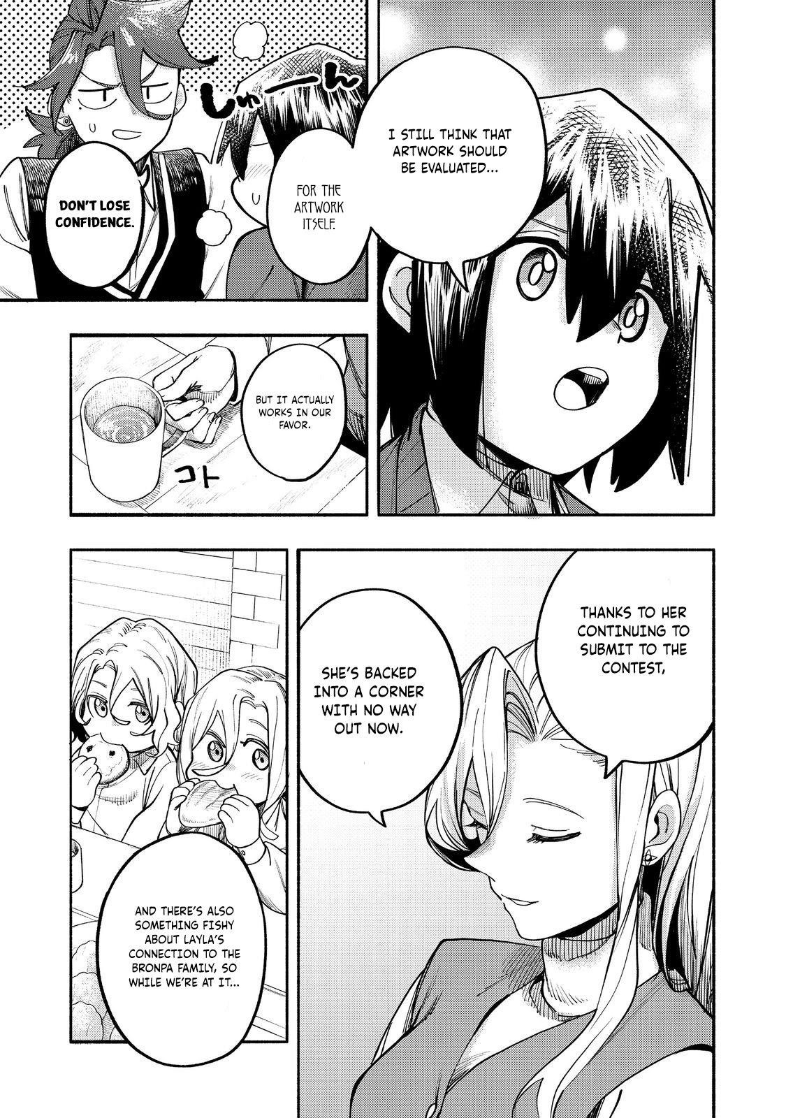 Kyou mo E ni Kaita Mochi ga Umai Chapter 40 - Page 22 in English