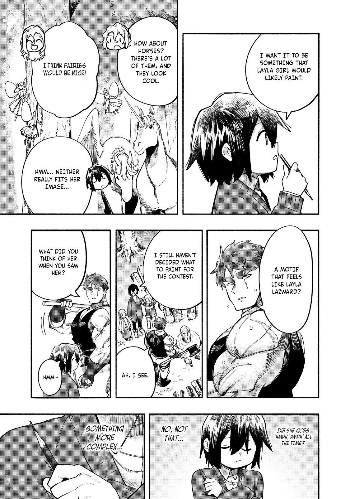 Kyou mo E ni Kaita Mochi ga Umai Chapter 40 - Page 24 in English