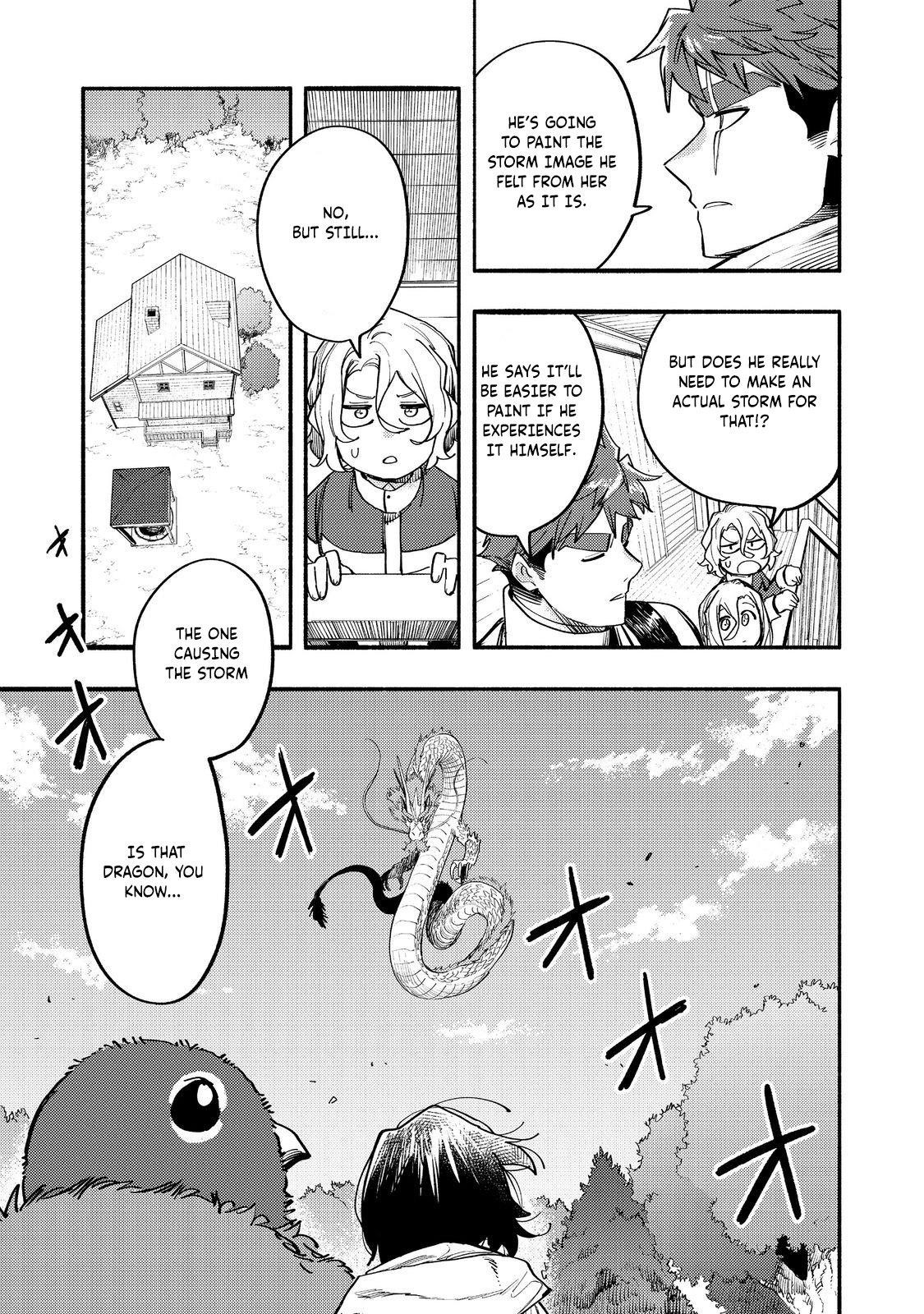 Kyou mo E ni Kaita Mochi ga Umai Chapter 40 - Page 28 in English