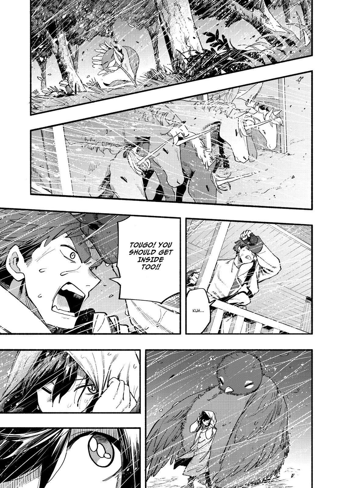 Kyou mo E ni Kaita Mochi ga Umai Chapter 40 - Page 32 in English