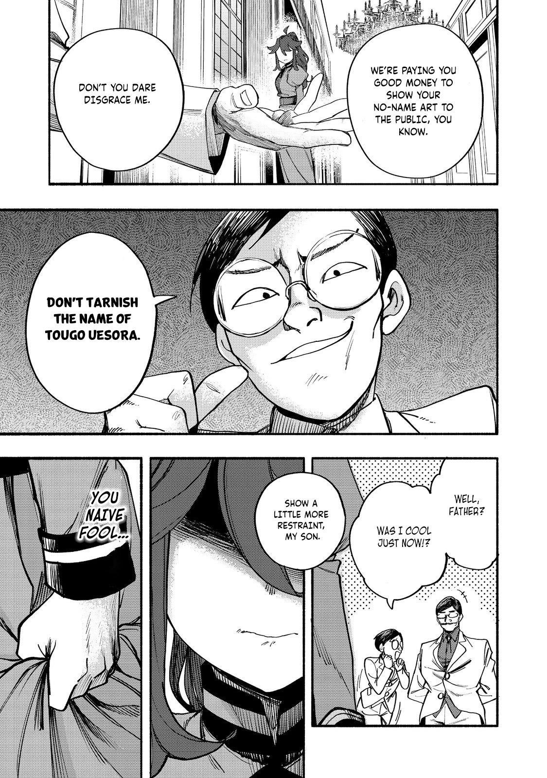 Kyou mo E ni Kaita Mochi ga Umai Chapter 40 - Page 38 in English