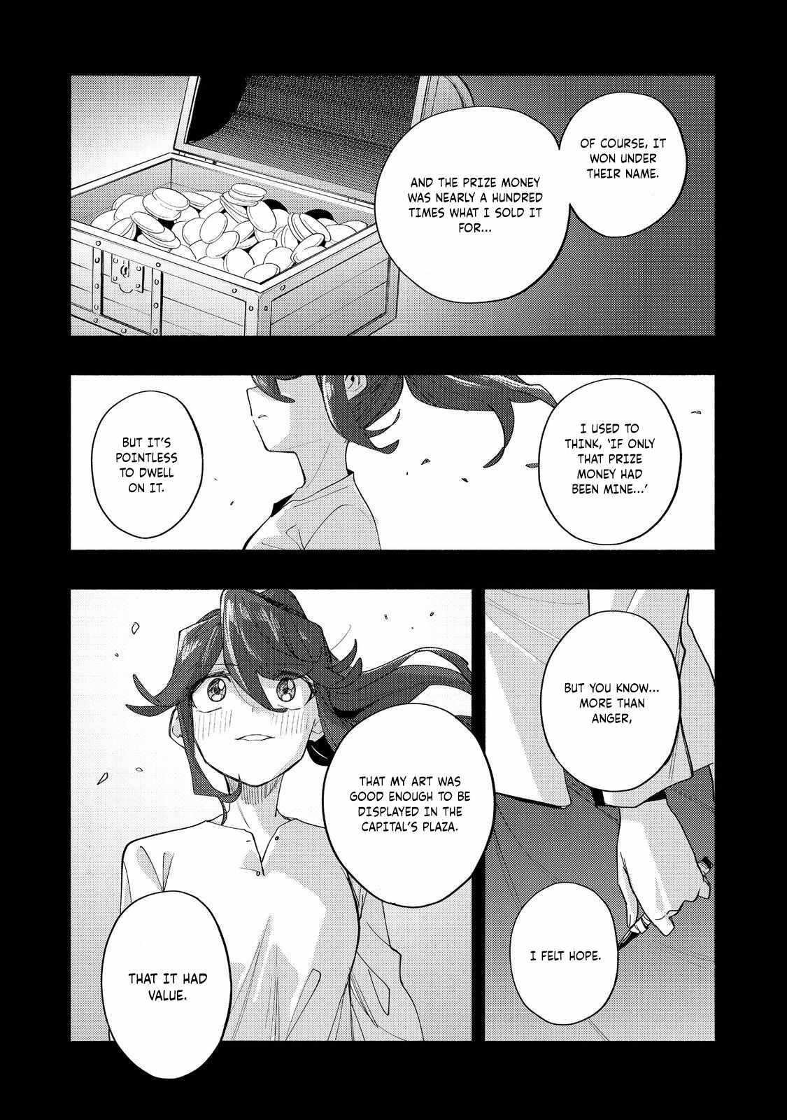 Kyou mo E ni Kaita Mochi ga Umai Chapter 42 - Page 28 in English
