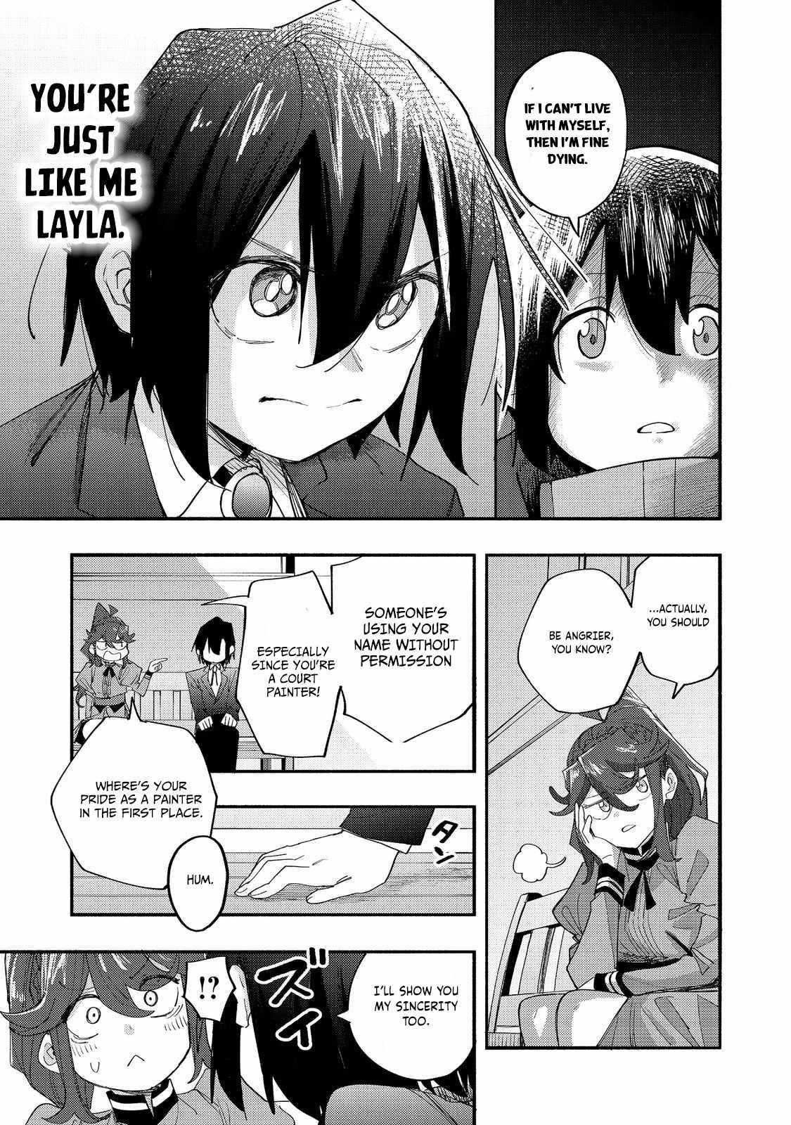 Kyou mo E ni Kaita Mochi ga Umai Chapter 42 - Page 33 in English