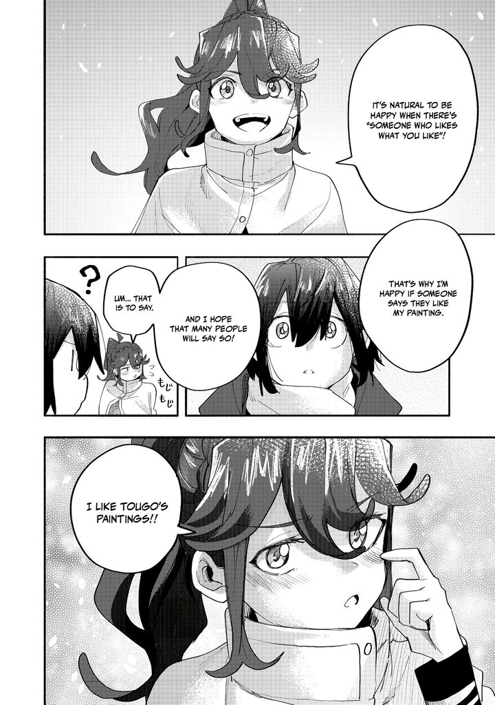 Kyou mo E ni Kaita Mochi ga Umai Chapter 44 - Page 28 in English
