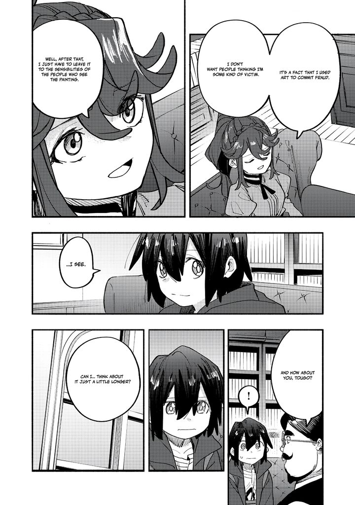 Kyou mo E ni Kaita Mochi ga Umai Chapter 45 - Page 12 in English