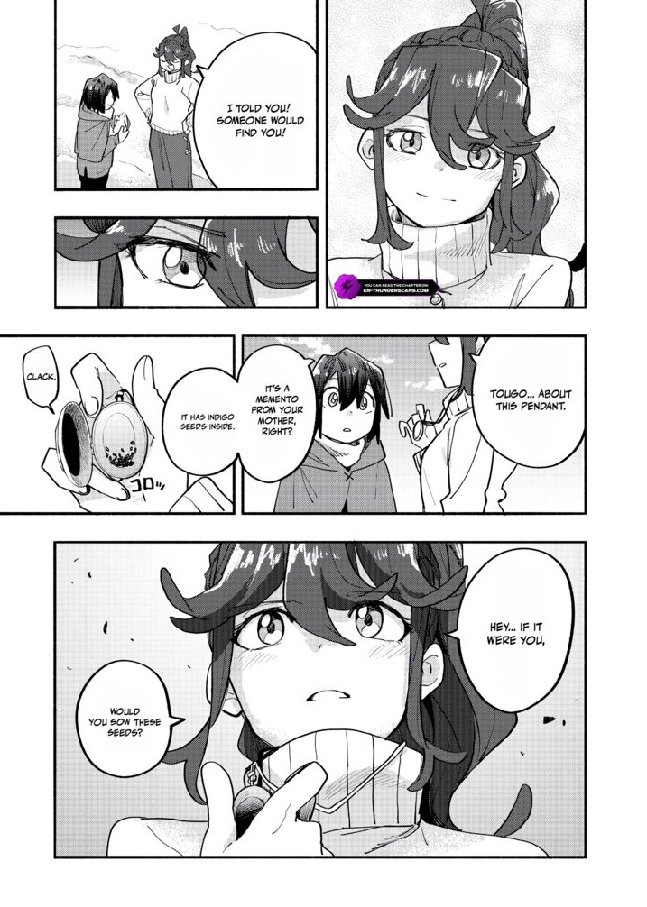 Kyou mo E ni Kaita Mochi ga Umai Chapter 45 - Page 35 in English