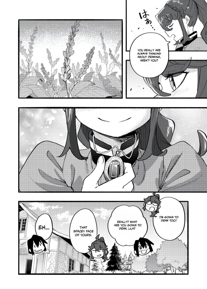 Kyou mo E ni Kaita Mochi ga Umai Chapter 46 - Page 36 in English