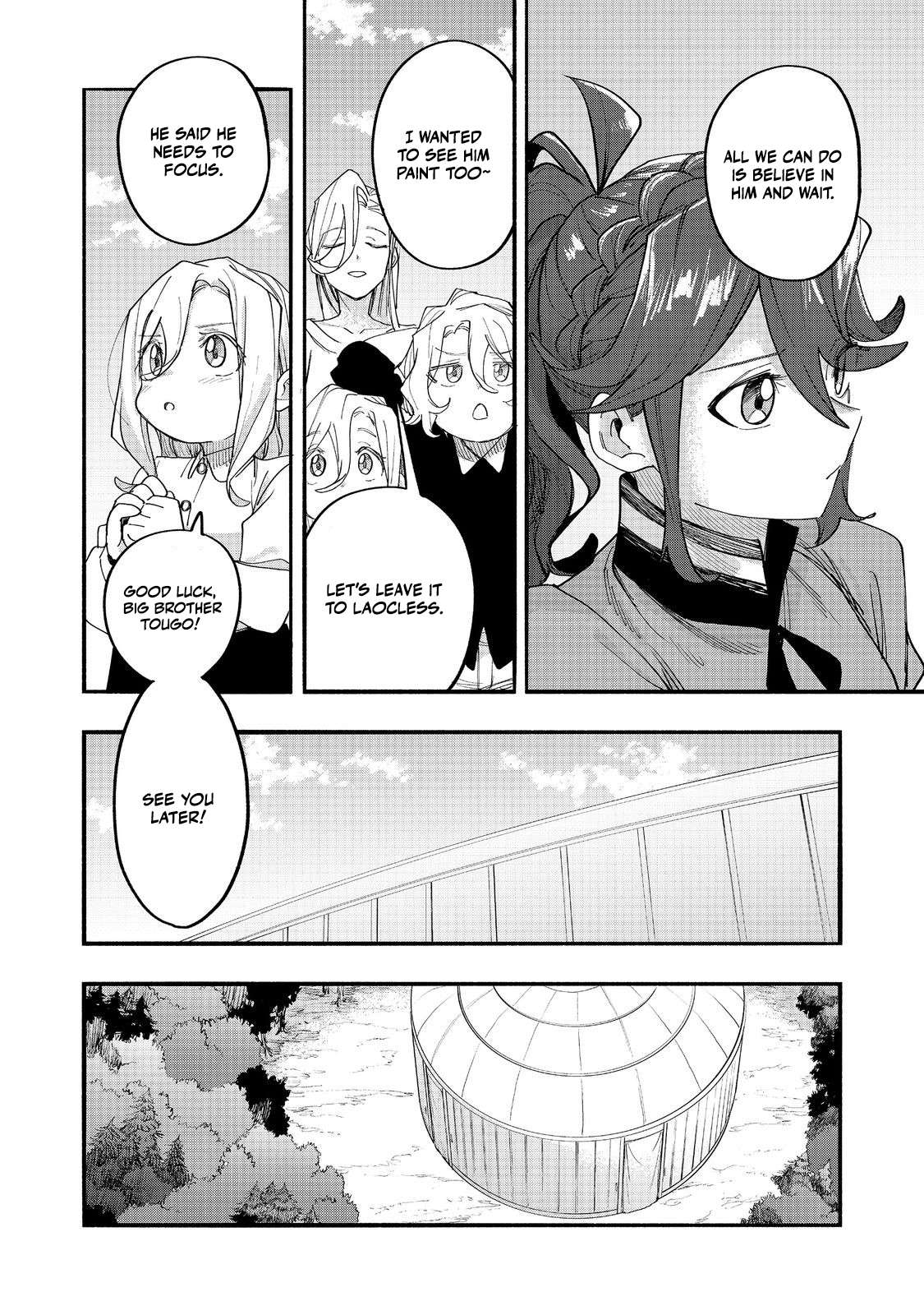 Kyou mo E ni Kaita Mochi ga Umai Chapter 50 - Page 18 in English