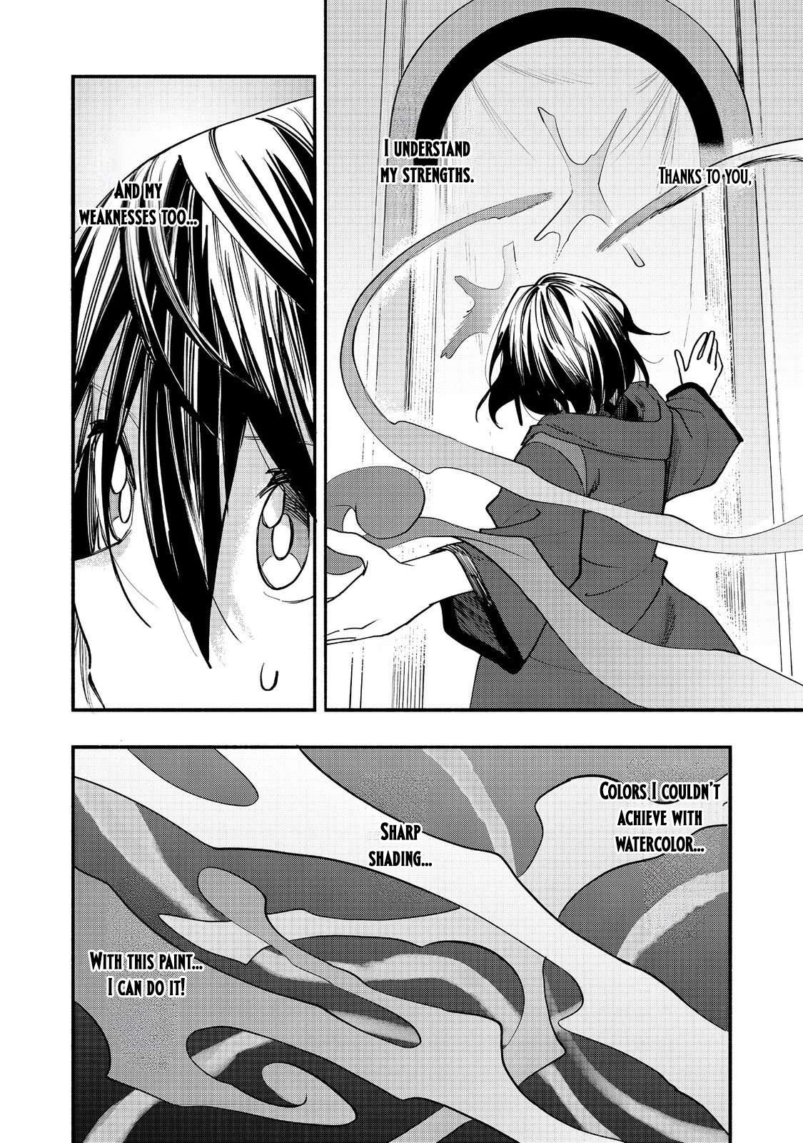 Kyou mo E ni Kaita Mochi ga Umai Chapter 50 - Page 24 in English