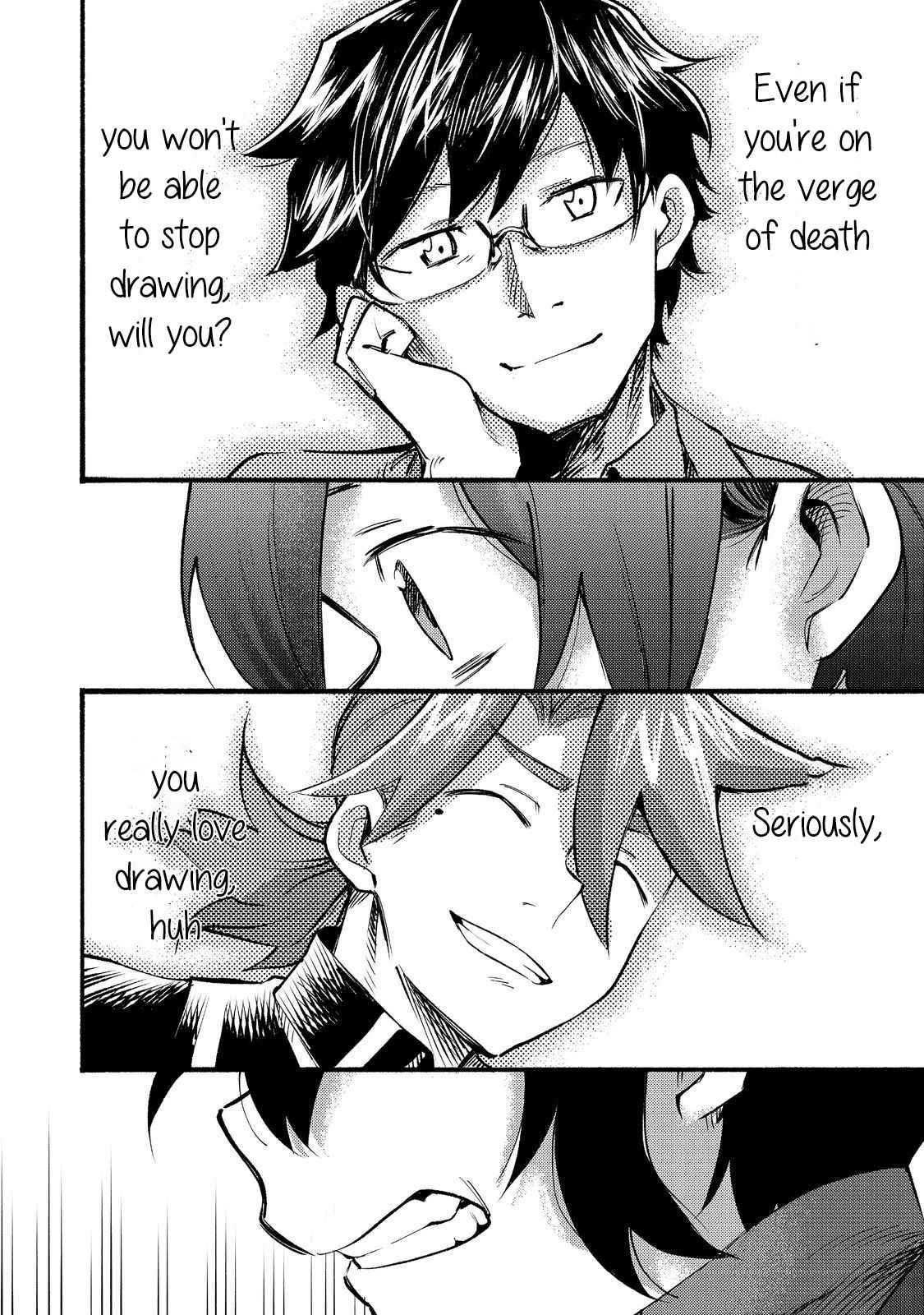 Kyou mo E ni Kaita Mochi ga Umai Chapter 7 - Page 34 in English