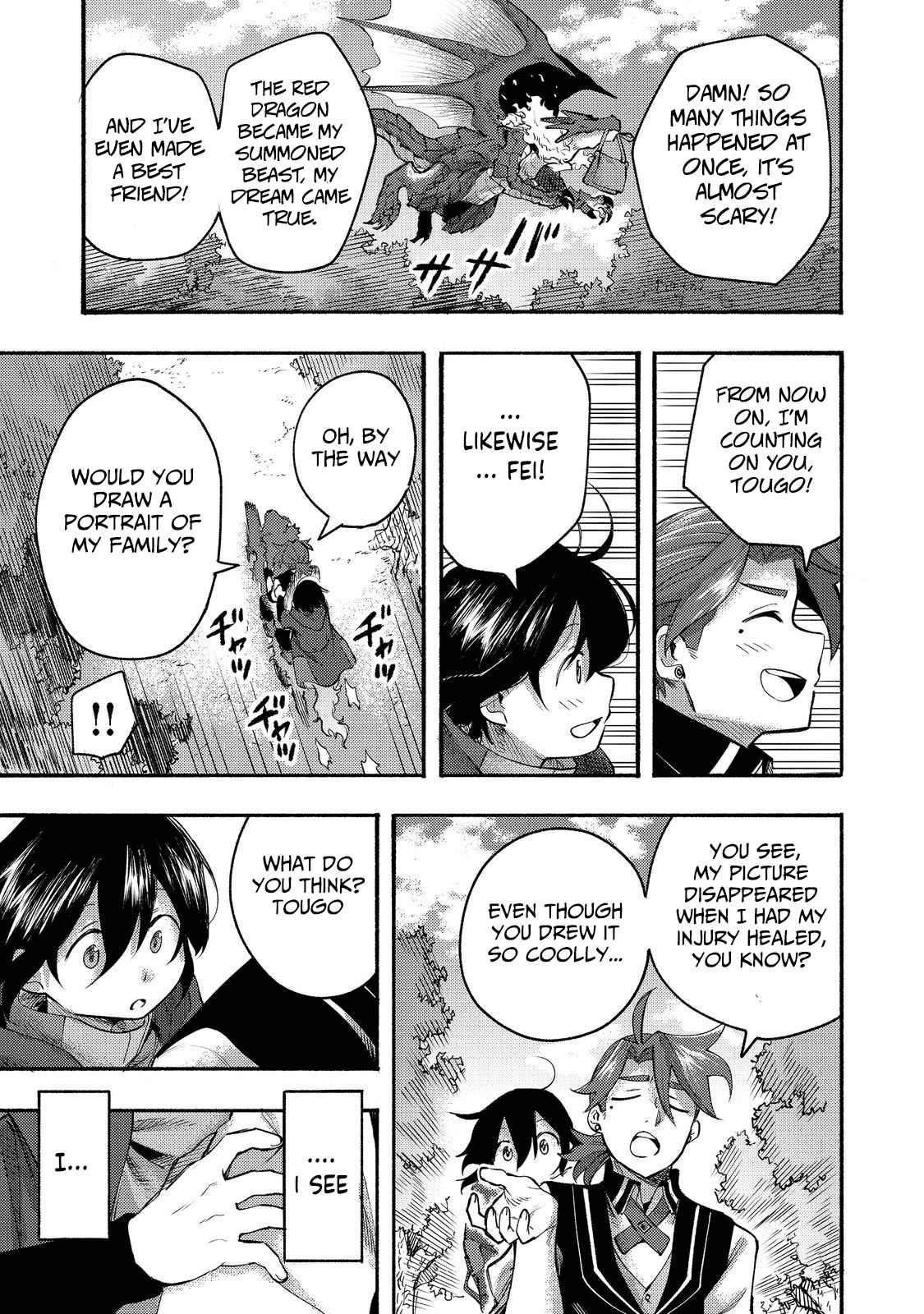 Kyou mo E ni Kaita Mochi ga Umai Chapter 8 - Page 35 in English