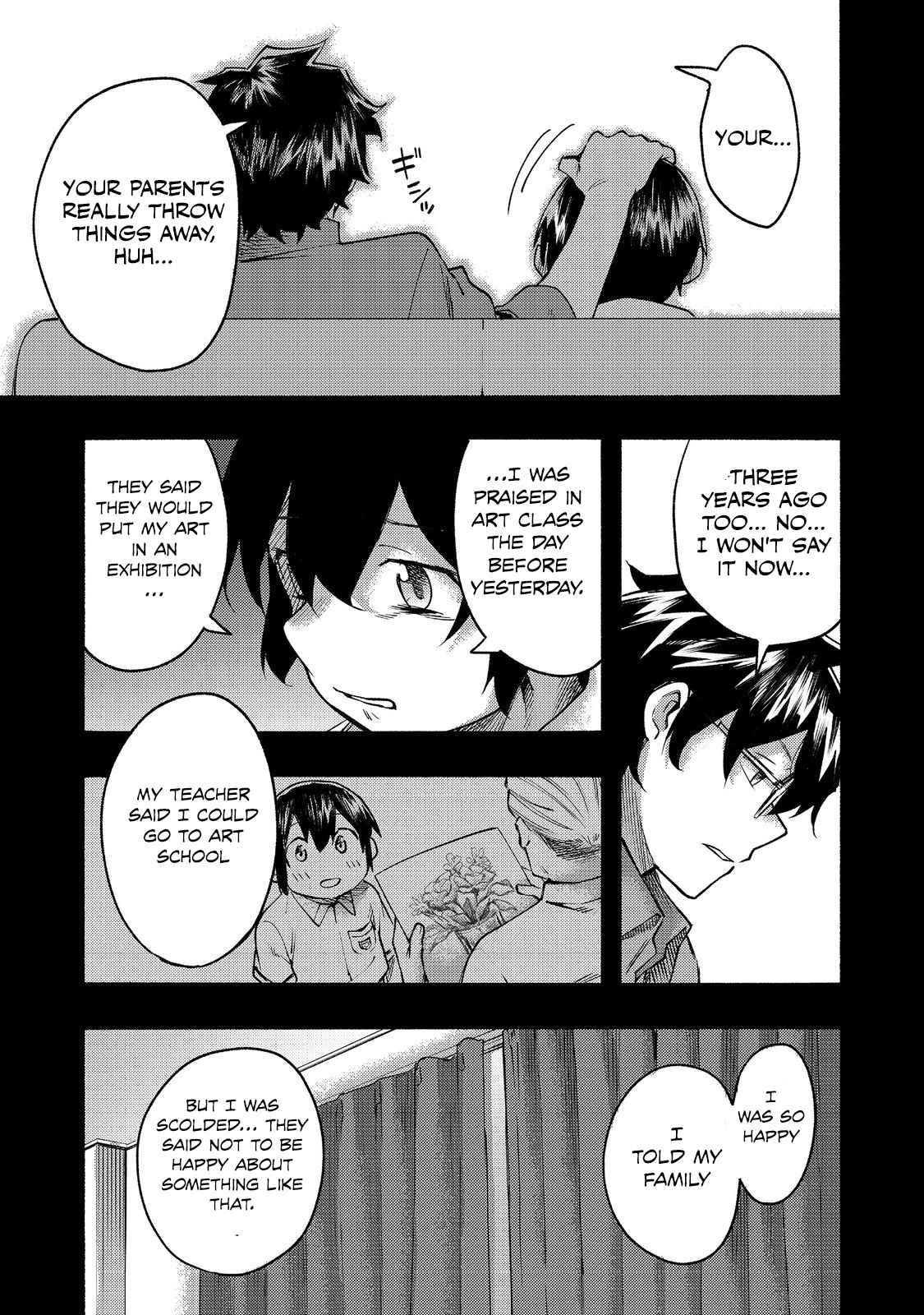Kyou mo E ni Kaita Mochi ga Umai Chapter 9 - Page 12 in English
