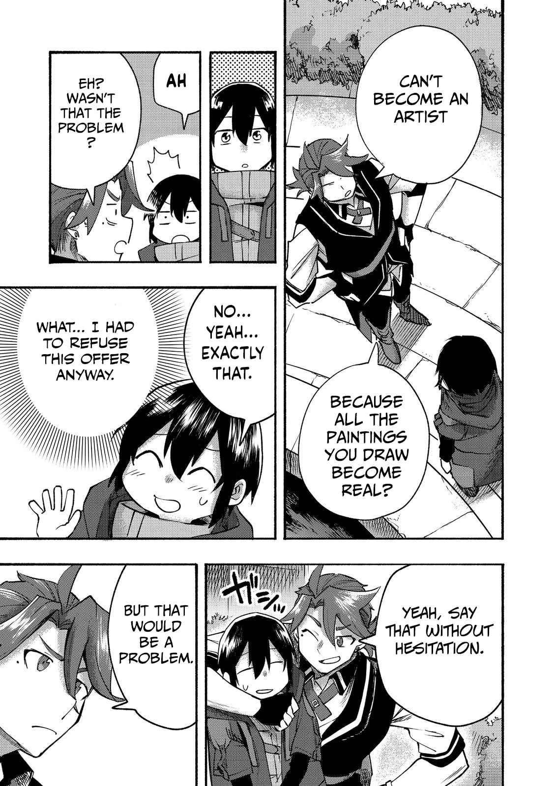 Kyou mo E ni Kaita Mochi ga Umai Chapter 9 - Page 18 in English