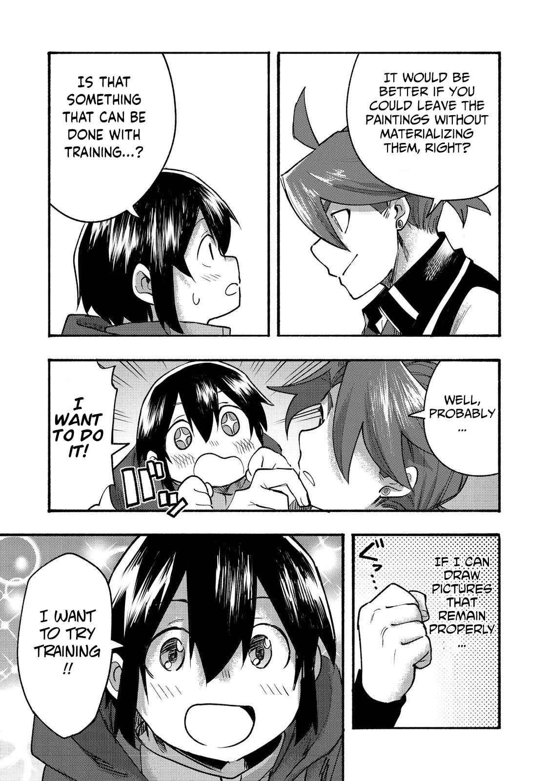 Kyou mo E ni Kaita Mochi ga Umai Chapter 9 - Page 20 in English