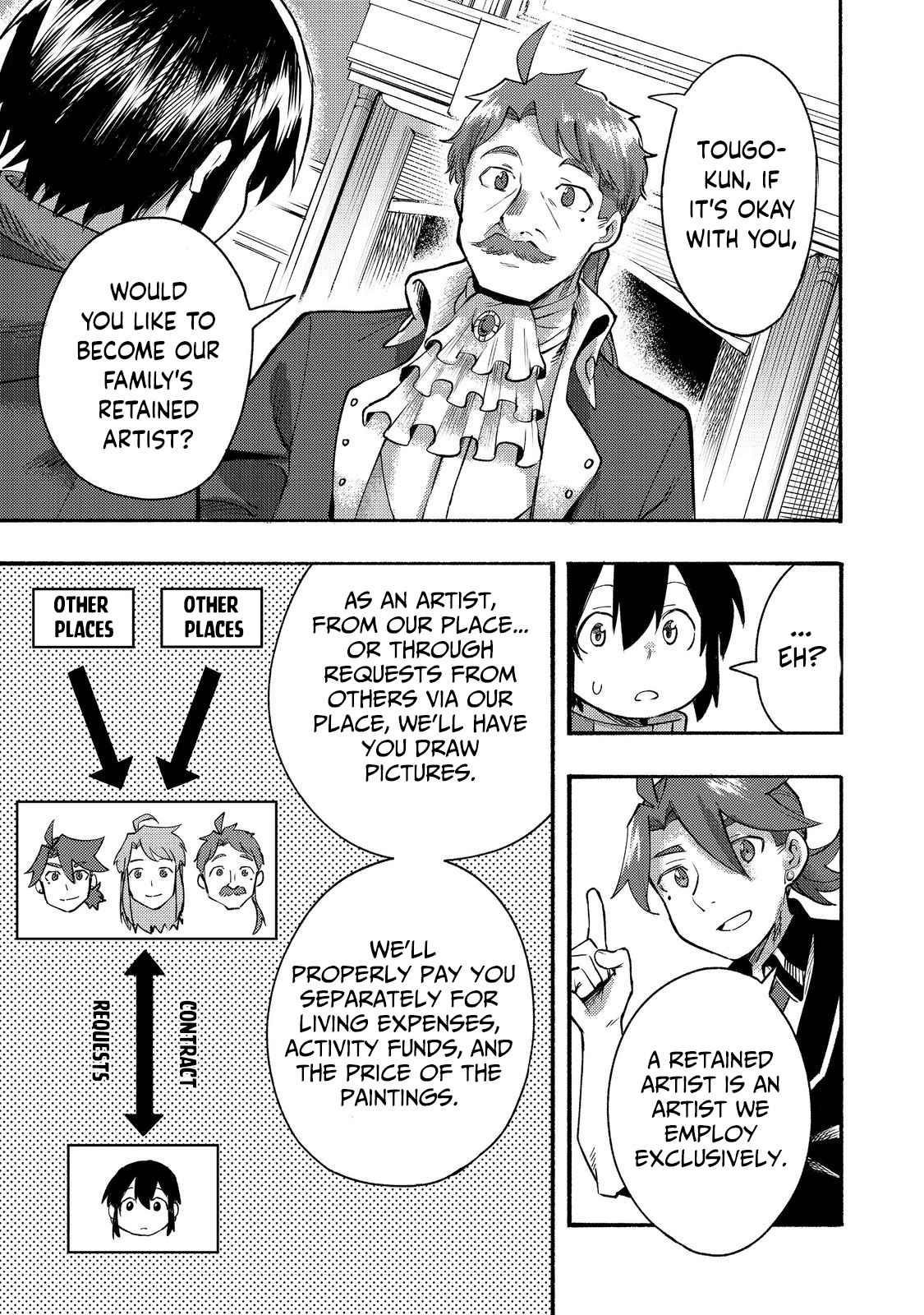 Kyou mo E ni Kaita Mochi ga Umai Chapter 9 - Page 6 in English