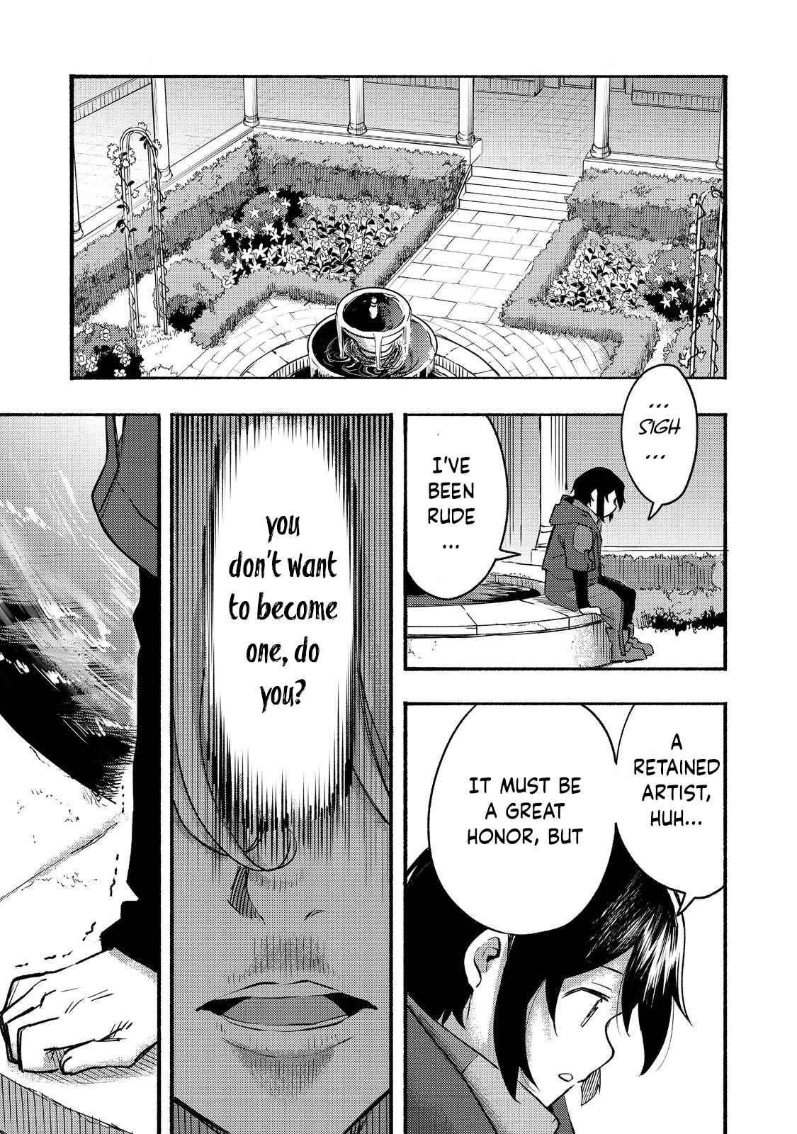 Kyou mo E ni Kaita Mochi ga Umai Chapter 9 - Page 8 in English