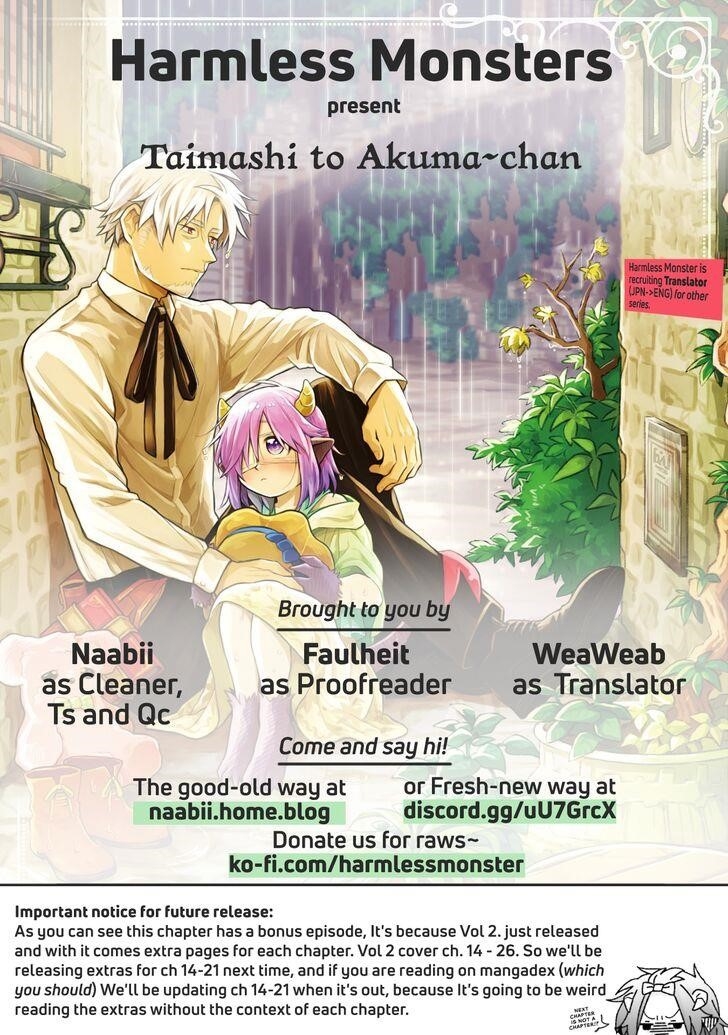 Taimashi to Akuma-chan Chapter 22 - Page 11 in English