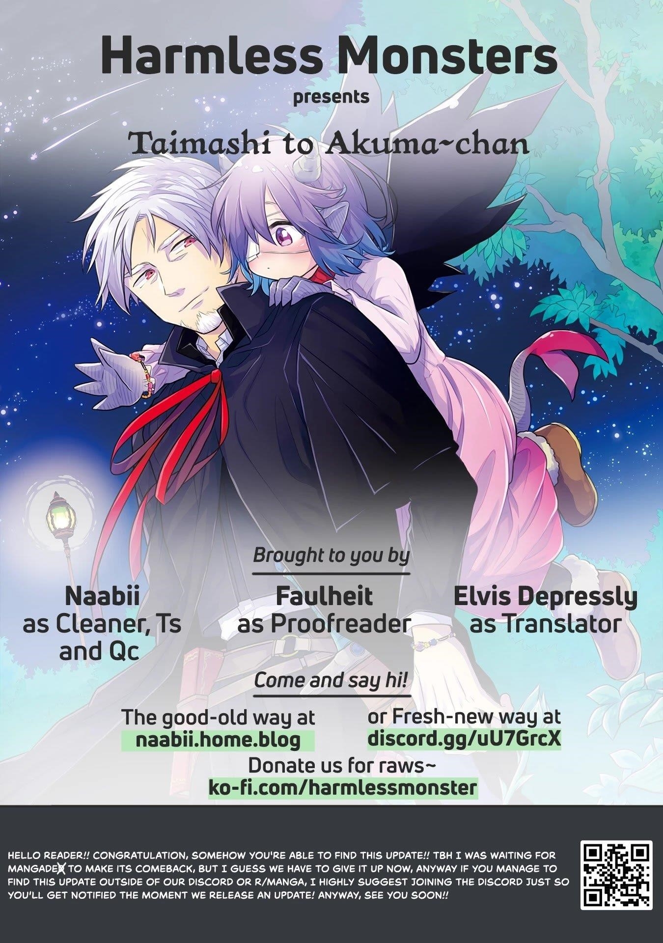 Taimashi to Akuma-chan Chapter 39 - Page 19 in English