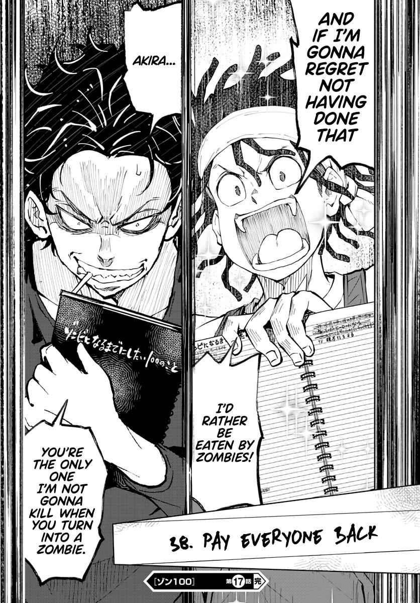 Zombie 100 ~100 Things I Want To Do Before I Become A Zombie Chapter 17 - Page 38 in English