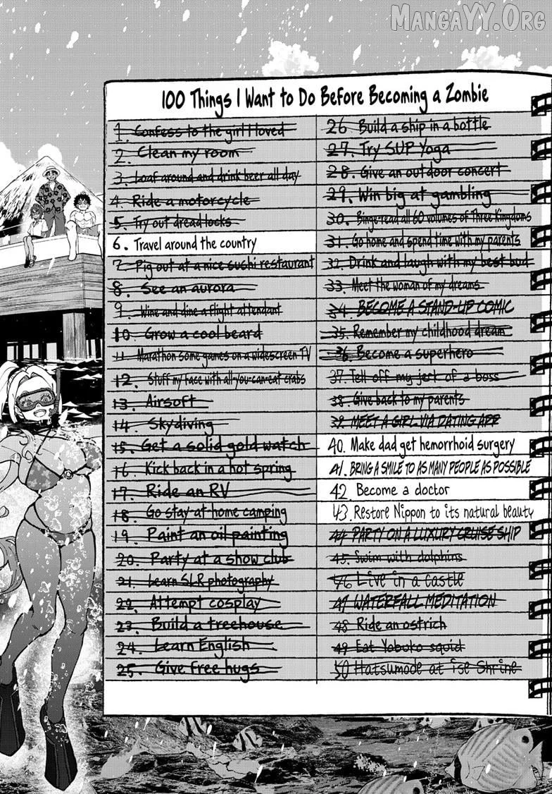 Zombie 100 ~100 Things I Want To Do Before I Become A Zombie Chapter 83 - Page 34 in English