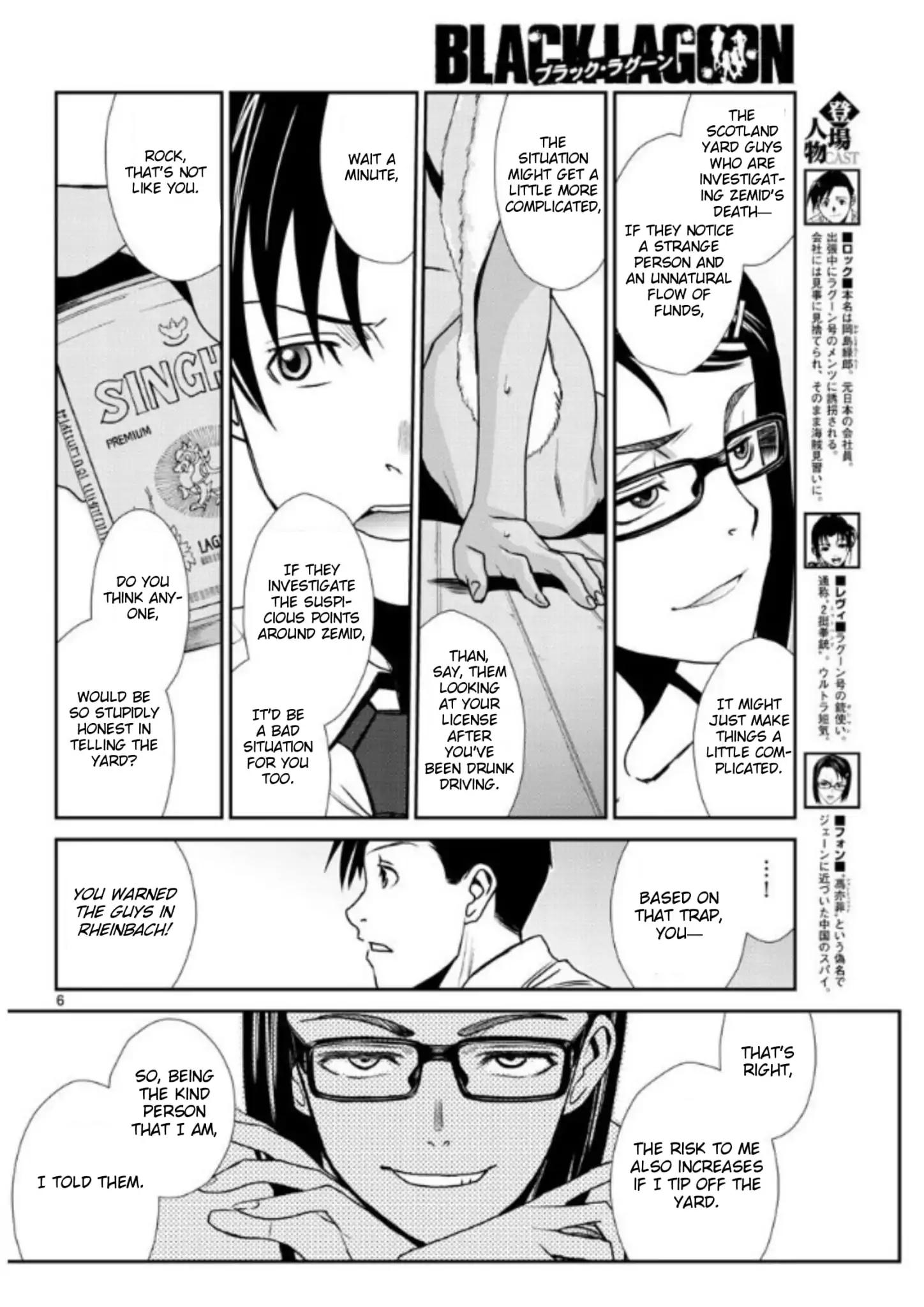 Black lagoon Chapter 100 - Page 6 in English