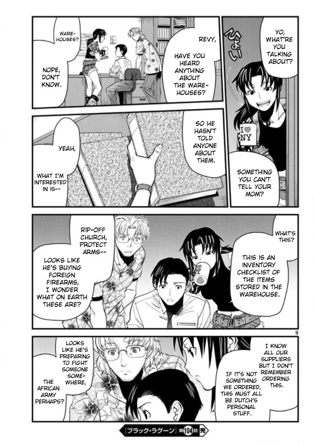 Black lagoon Chapter 104 - Page 9 in English