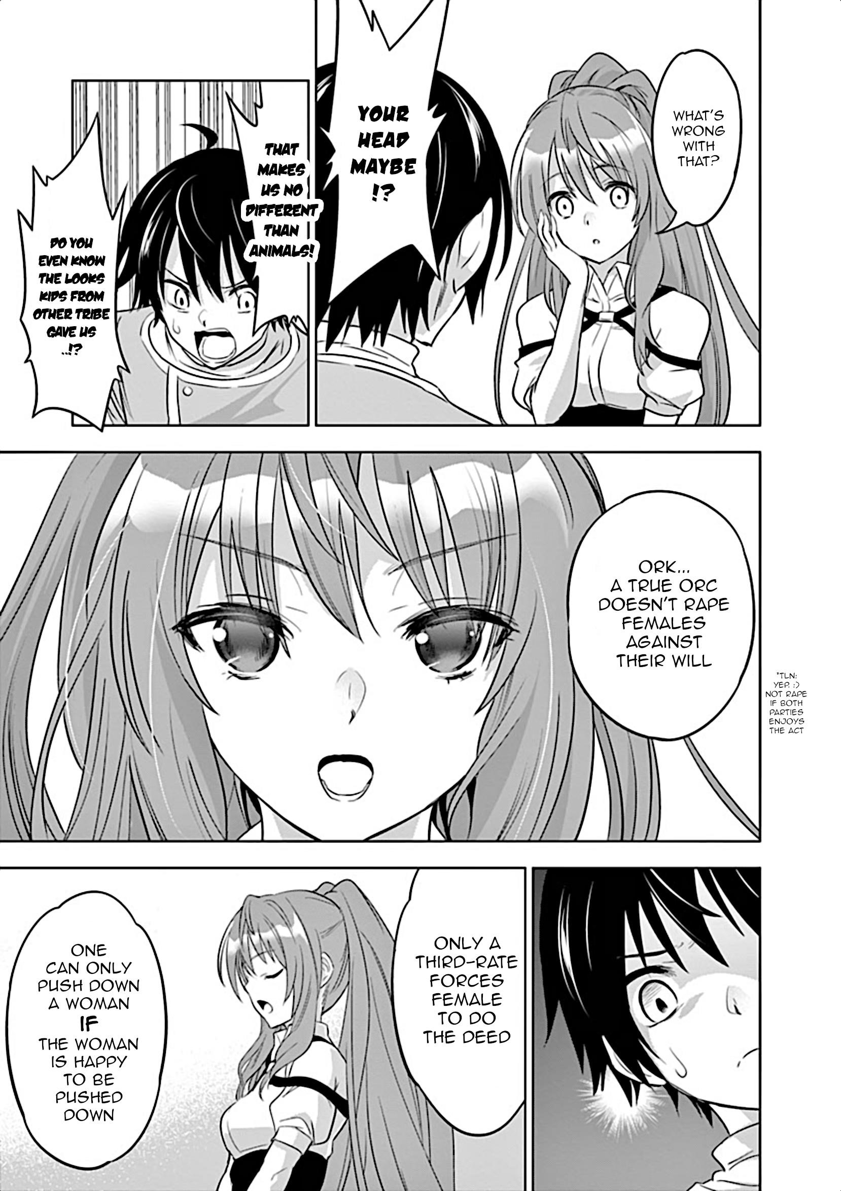 Shijou Saikyou Orc-San No Tanoshii Tanetsuke Harem Zukuri Chapter 1 - Page 22 in English