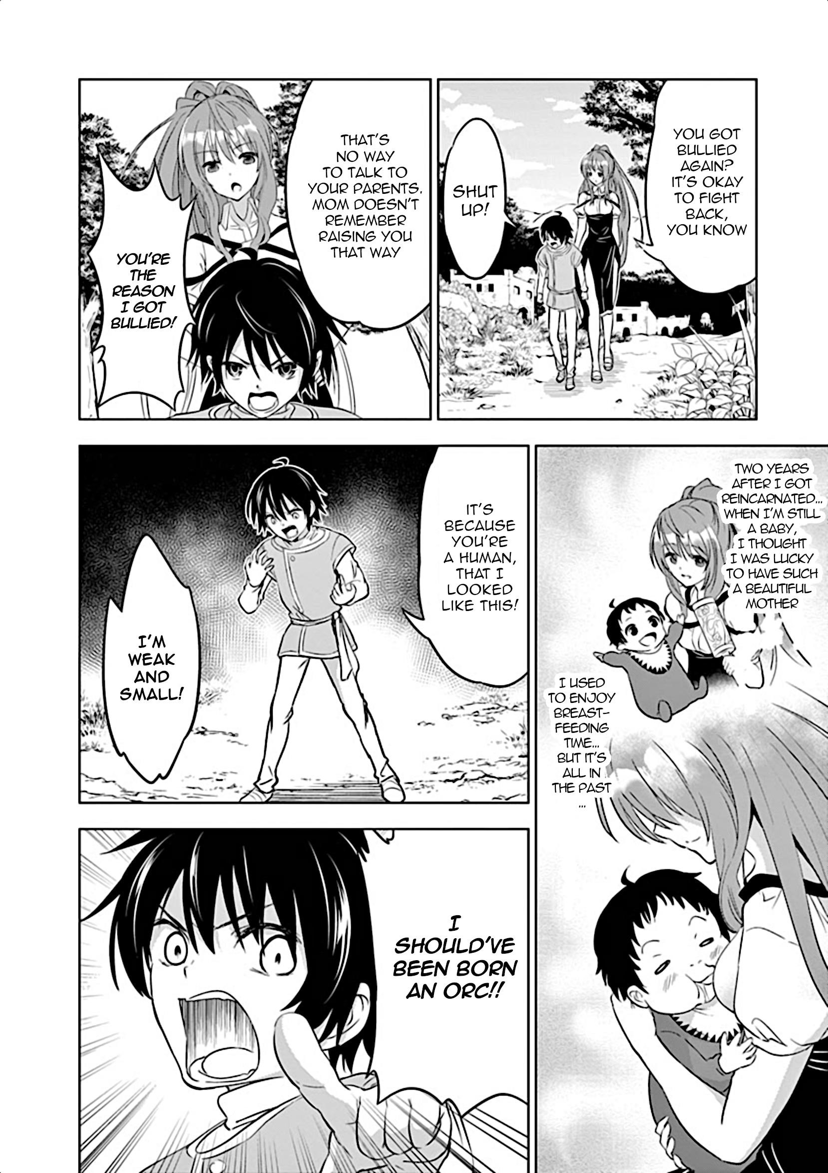 Shijou Saikyou Orc-San No Tanoshii Tanetsuke Harem Zukuri Chapter 1 - Page 6 in English