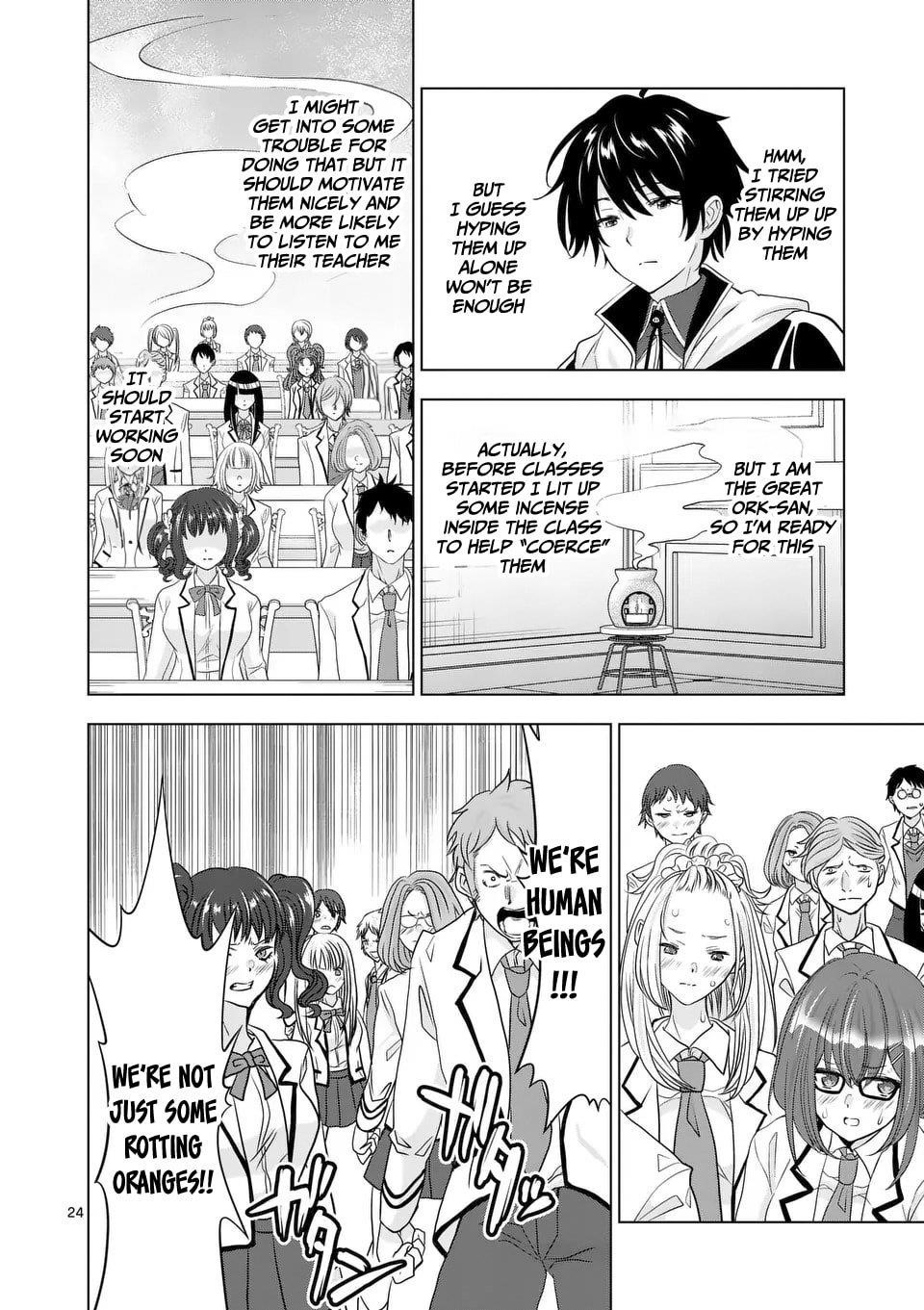 Shijou Saikyou Orc-San No Tanoshii Tanetsuke Harem Zukuri Chapter 113.1 - Page 24 in English