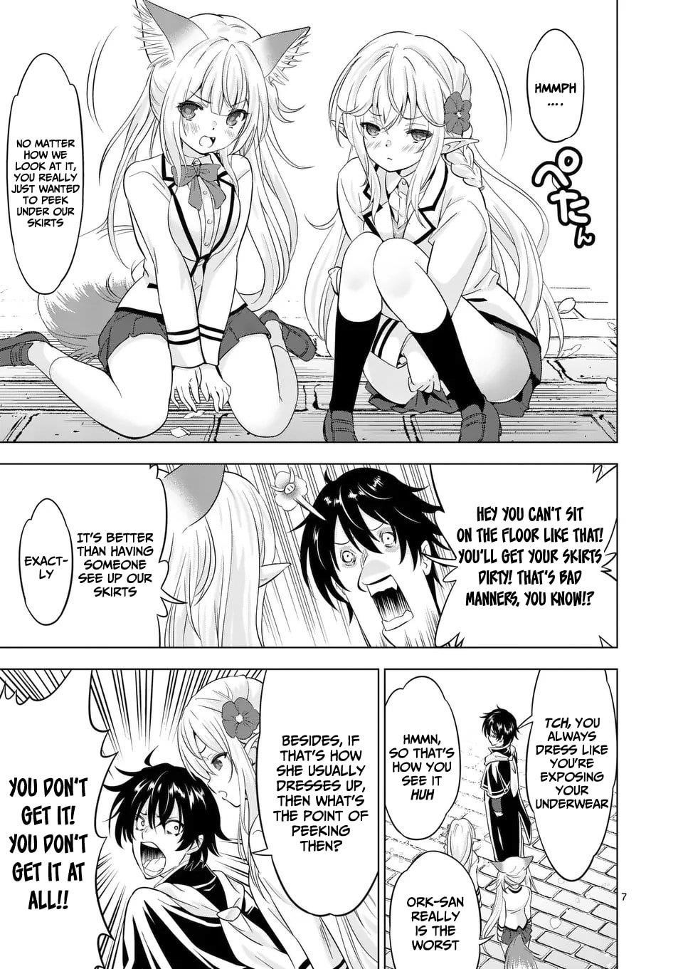 Shijou Saikyou Orc-San No Tanoshii Tanetsuke Harem Zukuri Chapter 113.1 - Page 7 in English