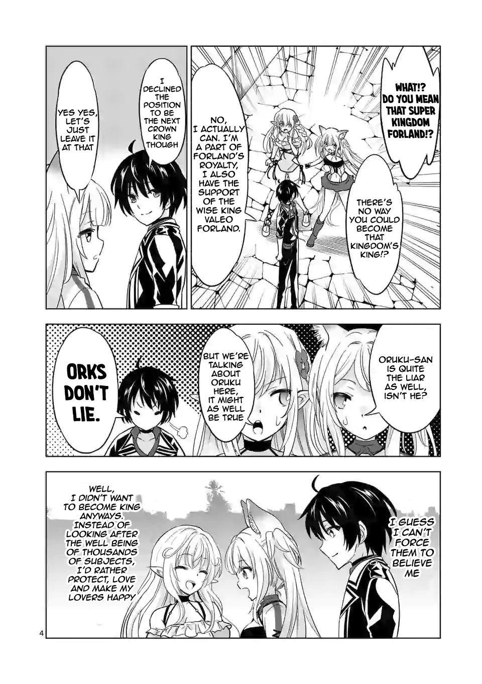 Shijou Saikyou Orc-San No Tanoshii Tanetsuke Harem Zukuri Chapter 41.1 - Page 4 in English