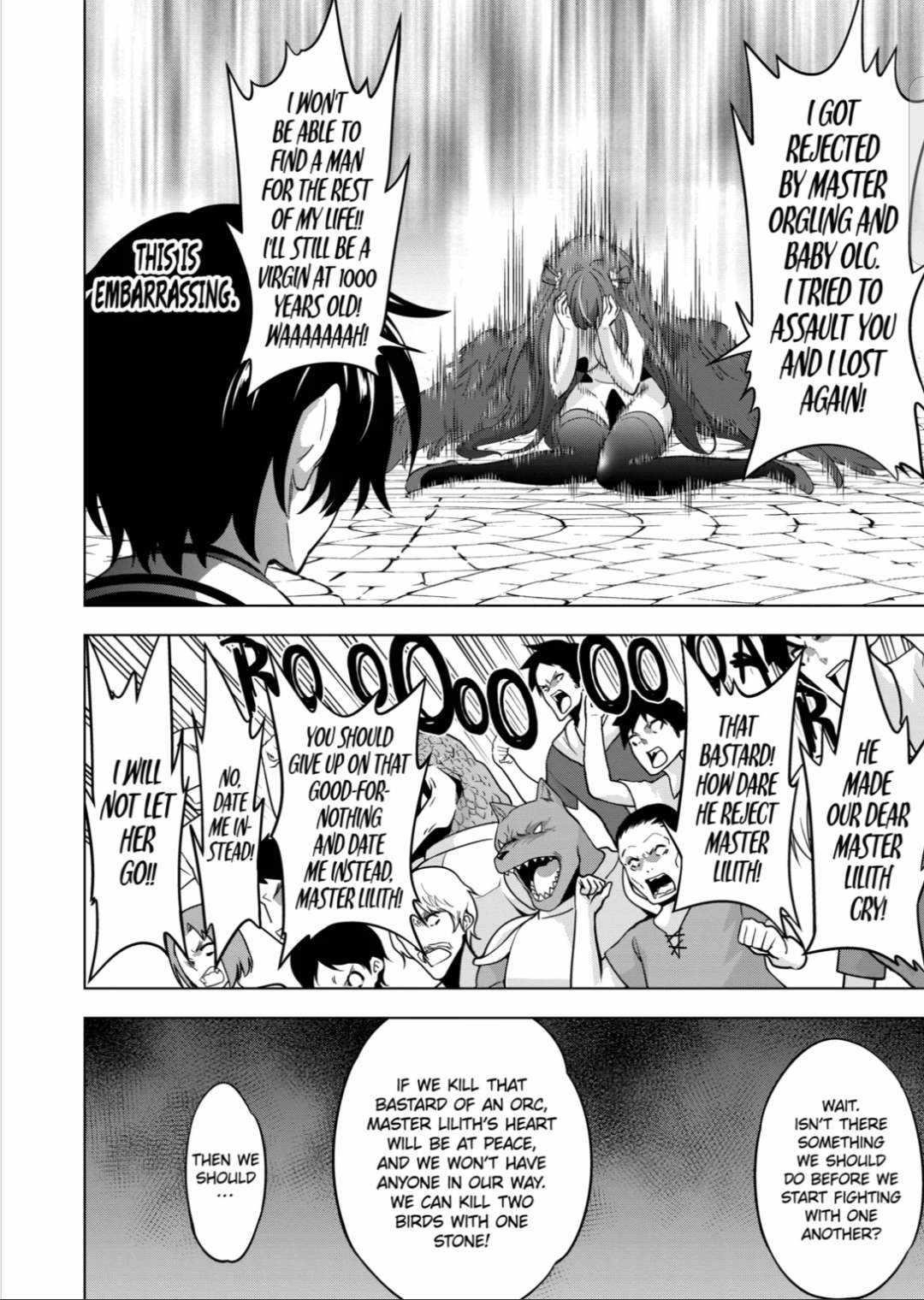 Shijou Saikyou Orc-San No Tanoshii Tanetsuke Harem Zukuri Chapter 68 - Page 22 in English