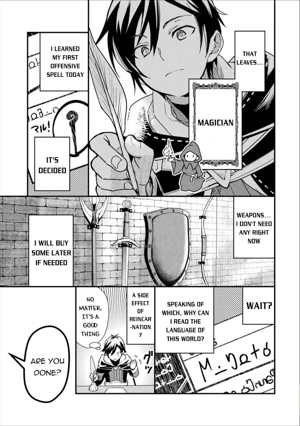 Isekai Tensei de Kenja ni Natte Boukensha Seikatsu Chapter 2.1 - Page 14 in English