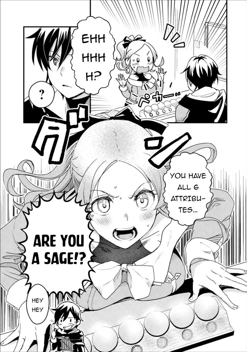 Isekai Tensei de Kenja ni Natte Boukensha Seikatsu Chapter 2.2 - Page 7 in English