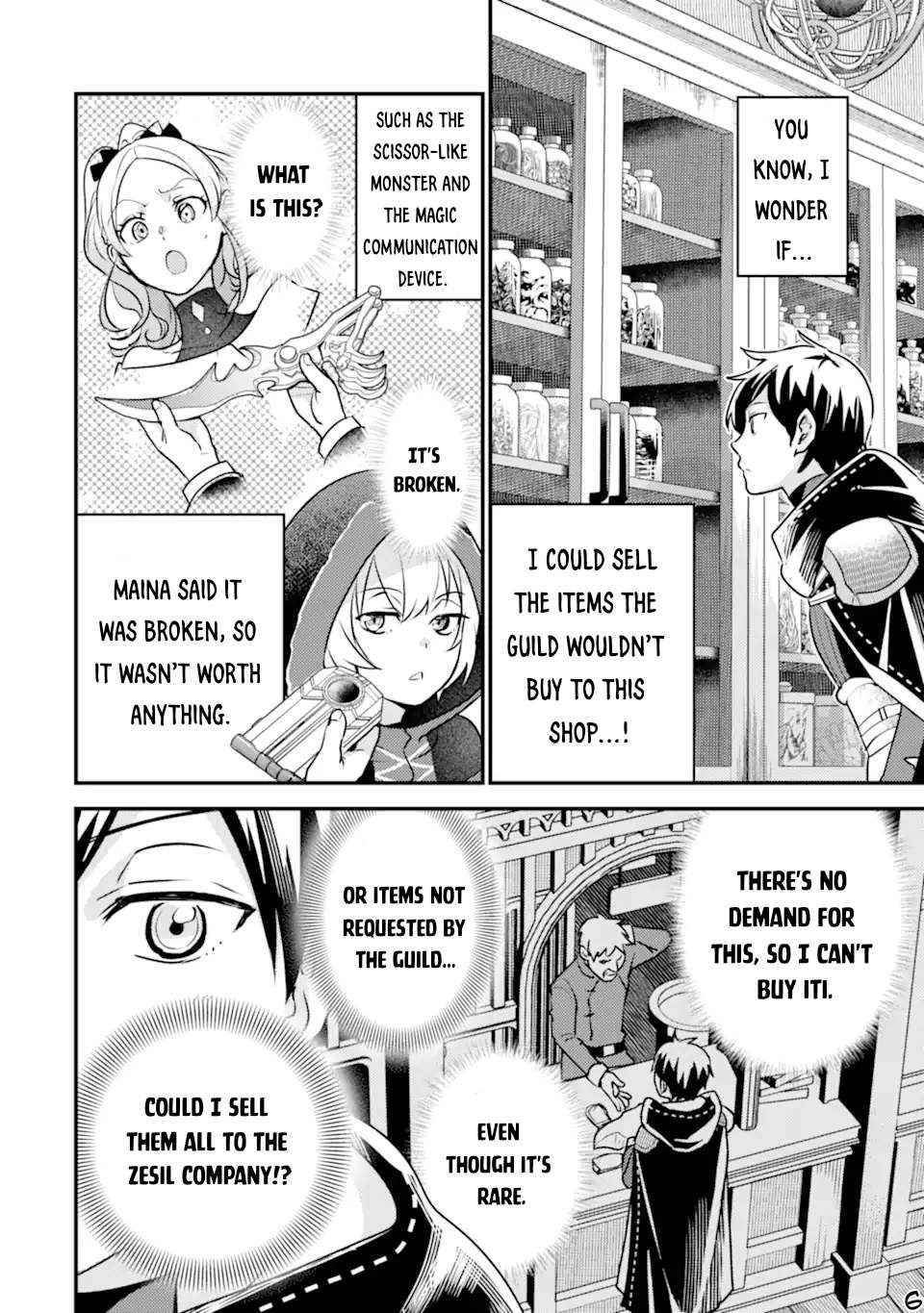 Isekai Tensei de Kenja ni Natte Boukensha Seikatsu Chapter 20 - Page 6 in English