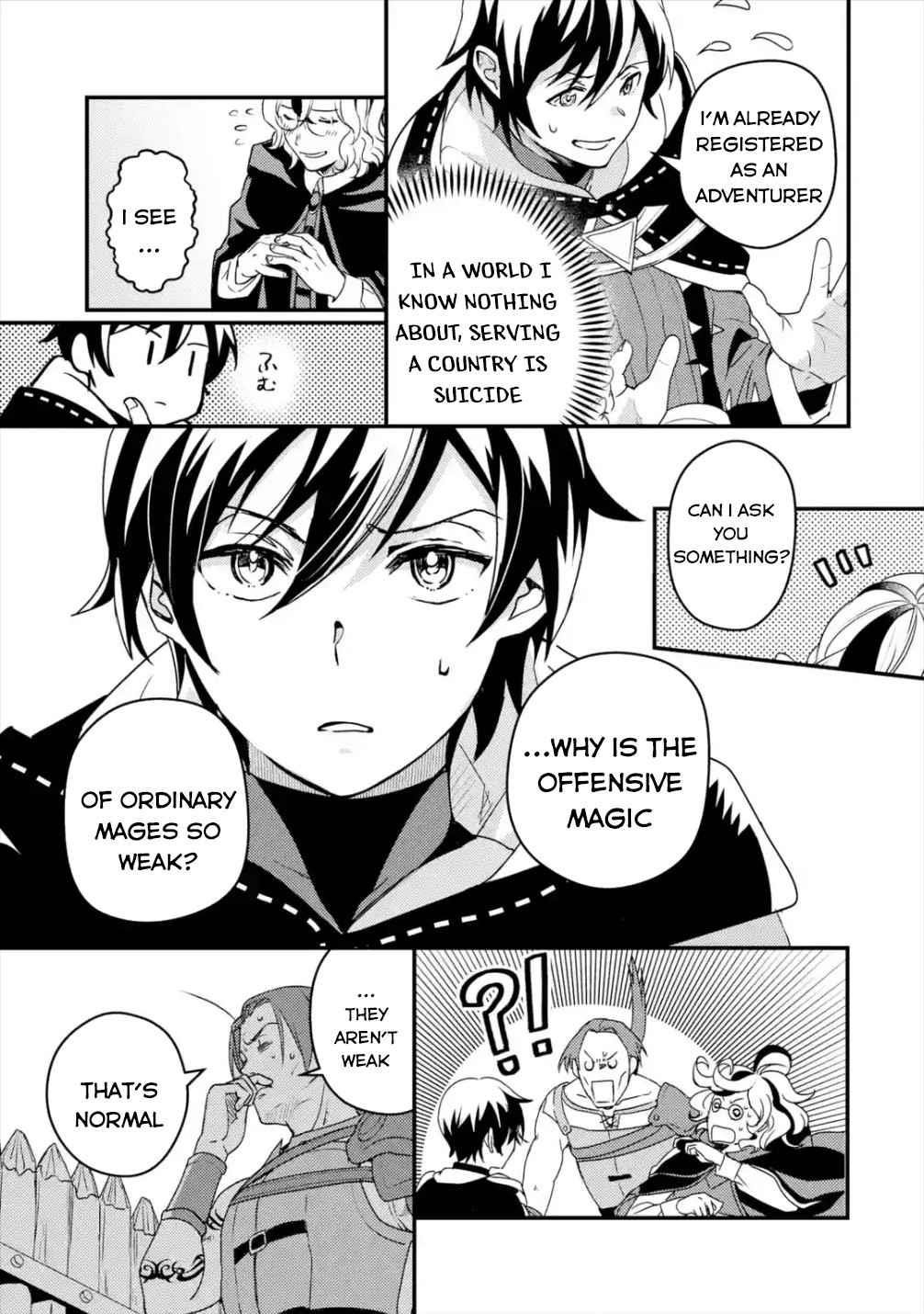 Isekai Tensei de Kenja ni Natte Boukensha Seikatsu Chapter 3 - Page 17 in English