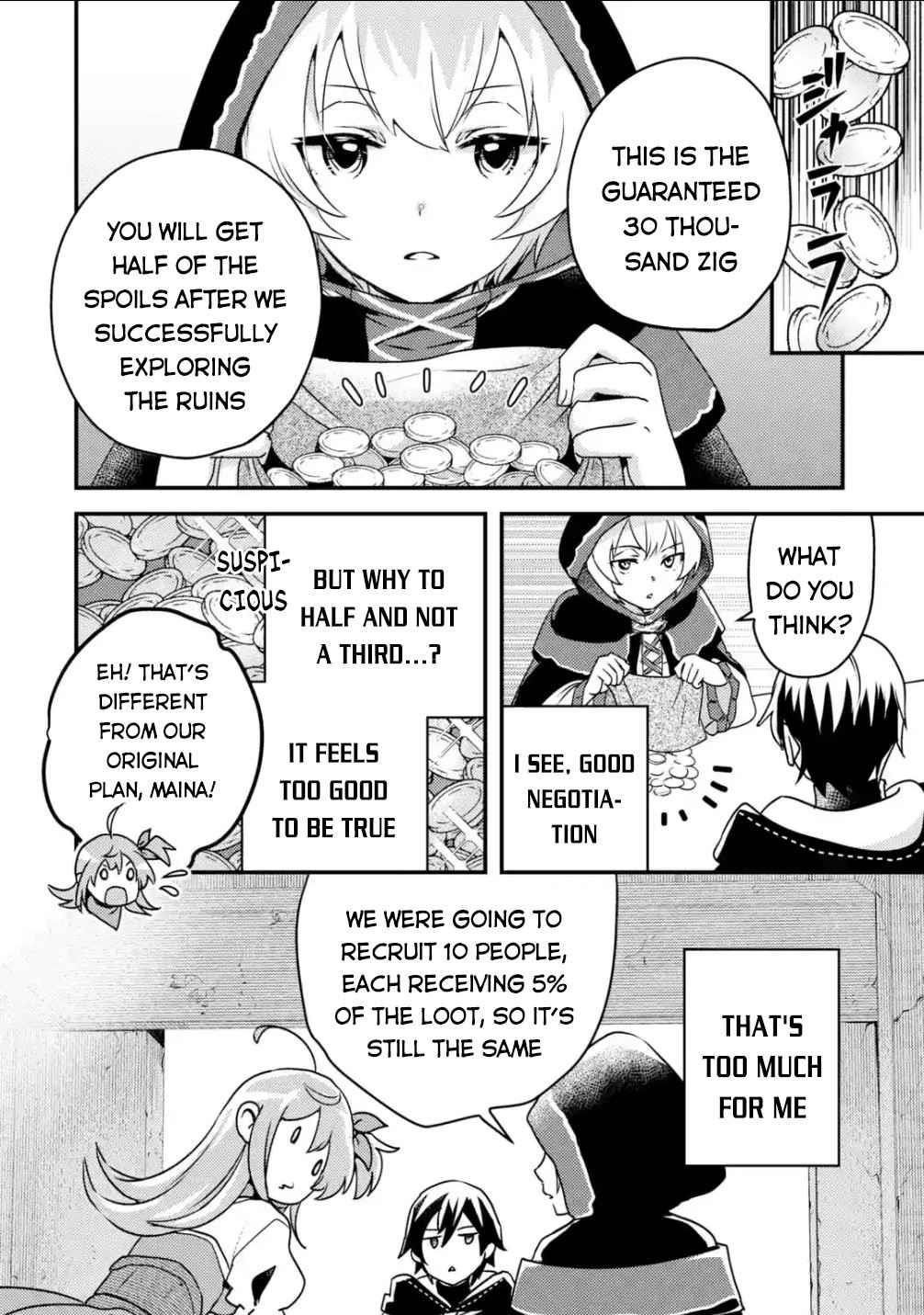 Isekai Tensei de Kenja ni Natte Boukensha Seikatsu Chapter 6 - Page 20 in English