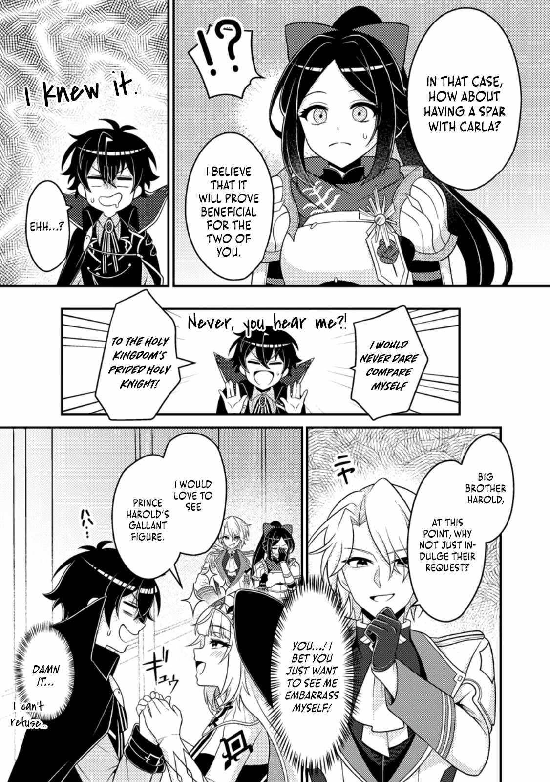 The Incompetent Villainous Prince Wants to Survive ~I Was Reincarnated Into a Romance RPG as a Mob Villain, but I Will Ignore the Original Work and Aim to Become the Strongest~ Chapter 11 - Page 23 in English