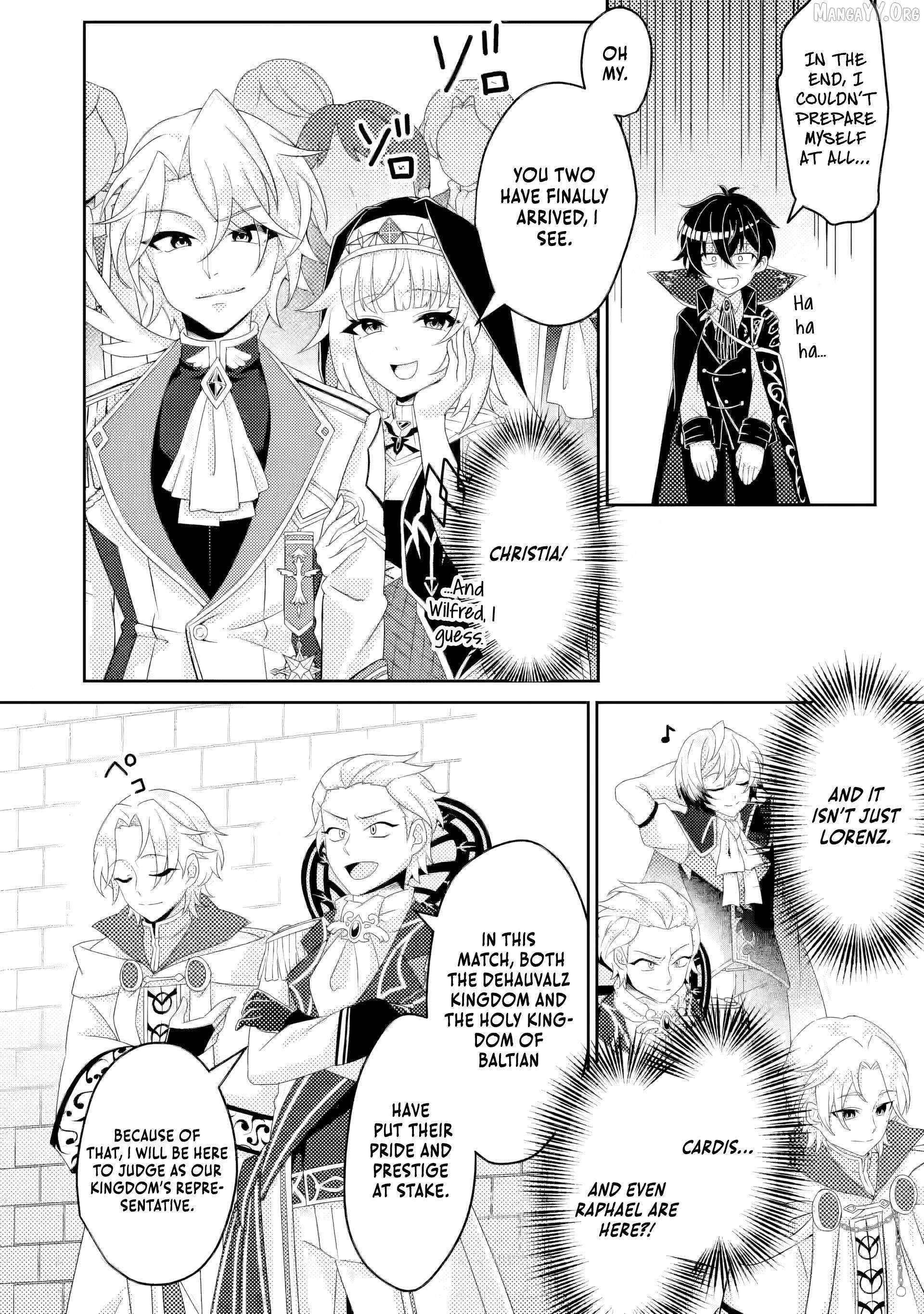 The Incompetent Villainous Prince Wants to Survive ~I Was Reincarnated Into a Romance RPG as a Mob Villain, but I Will Ignore the Original Work and Aim to Become the Strongest~ Chapter 13.1 - Page 8 in English