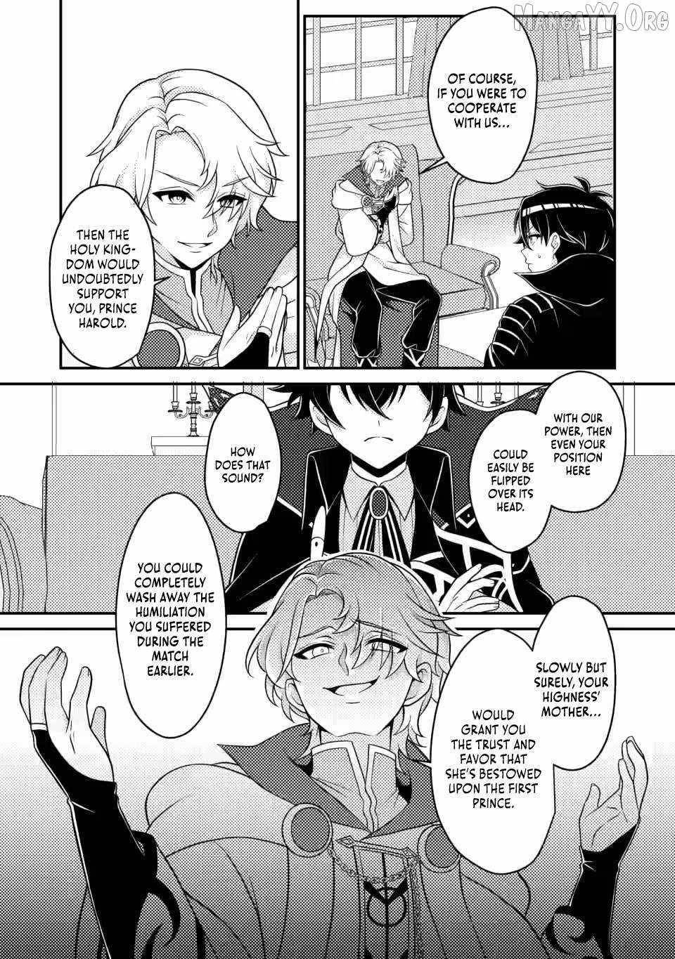 The Incompetent Villainous Prince Wants to Survive ~I Was Reincarnated Into a Romance RPG as a Mob Villain, but I Will Ignore the Original Work and Aim to Become the Strongest~ Chapter 14.2 - Page 8 in English