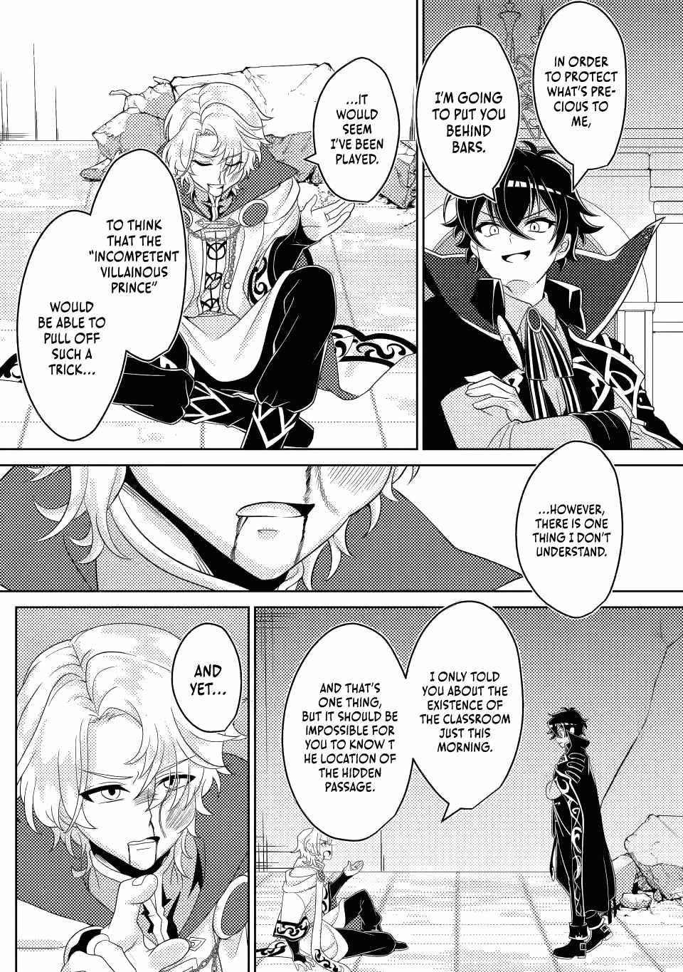 The Incompetent Villainous Prince Wants to Survive ~I Was Reincarnated Into a Romance RPG as a Mob Villain, but I Will Ignore the Original Work and Aim to Become the Strongest~ Chapter 15.1 - Page 3 in English