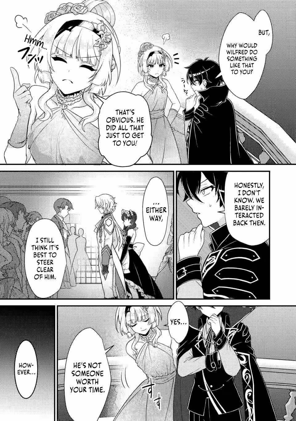 The Incompetent Villainous Prince Wants to Survive ~I Was Reincarnated Into a Romance RPG as a Mob Villain, but I Will Ignore the Original Work and Aim to Become the Strongest~ Chapter 7.1 - Page 3 in English