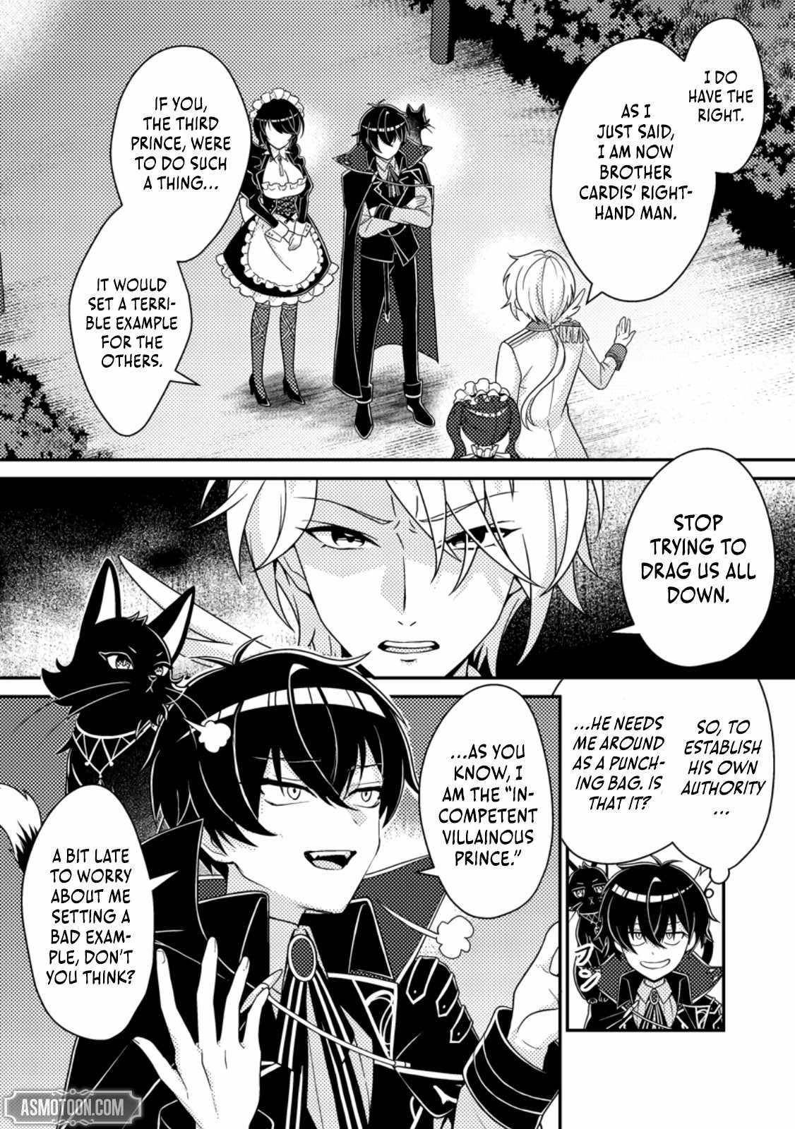 The Incompetent Villainous Prince Wants to Survive ~I Was Reincarnated Into a Romance RPG as a Mob Villain, but I Will Ignore the Original Work and Aim to Become the Strongest~ Chapter 8 - Page 5 in English