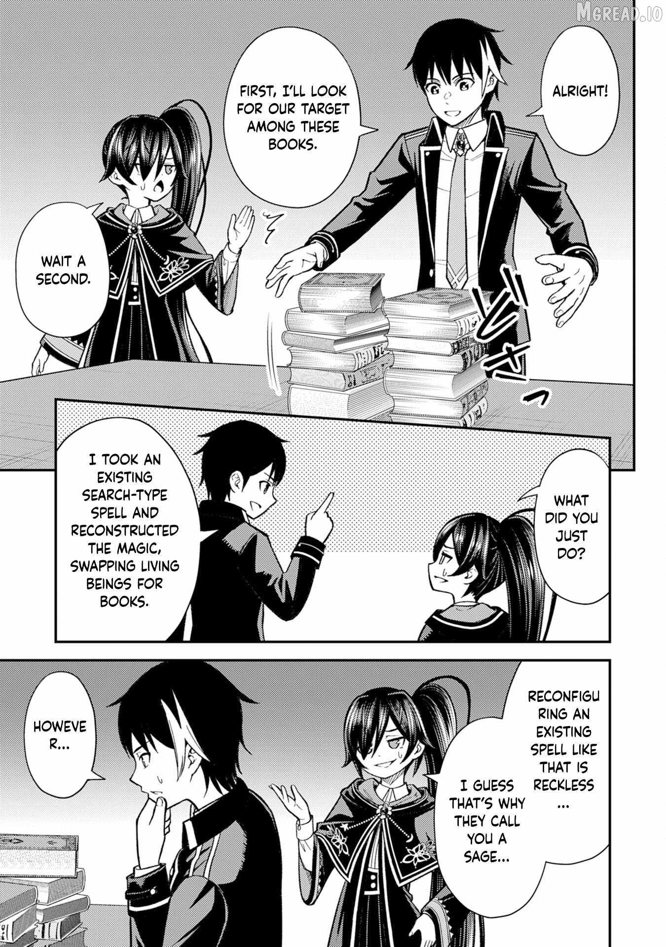 Tensei Kenja no Yarinaoshi ~Ore Dake Tsukaeru Kikaku-gai Mahou de Nidome no Jinsei wo Musou suru~ Chapter 20 - Page 23 in English