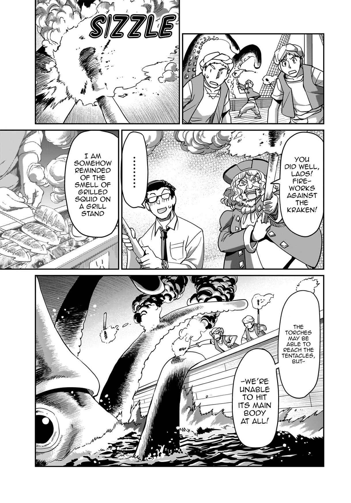 The gunner’s life of a middle-aged man summoned to another world and armed with a rifle: an airsoft addicted salaryman returns to the alternative world after work Chapter 12 - Page 9 in English